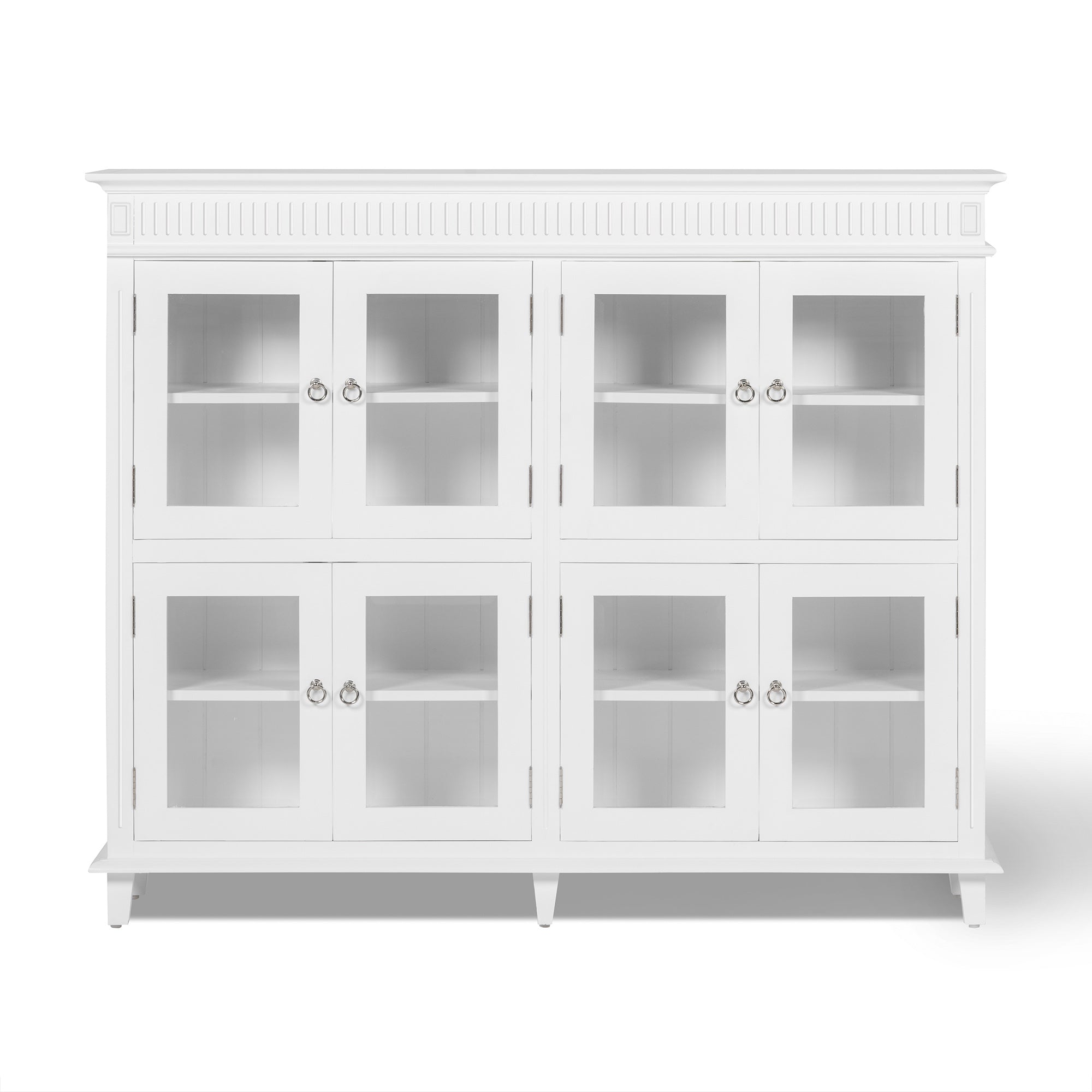 Skansen Pantry Cabinet with 8 Glass Doors