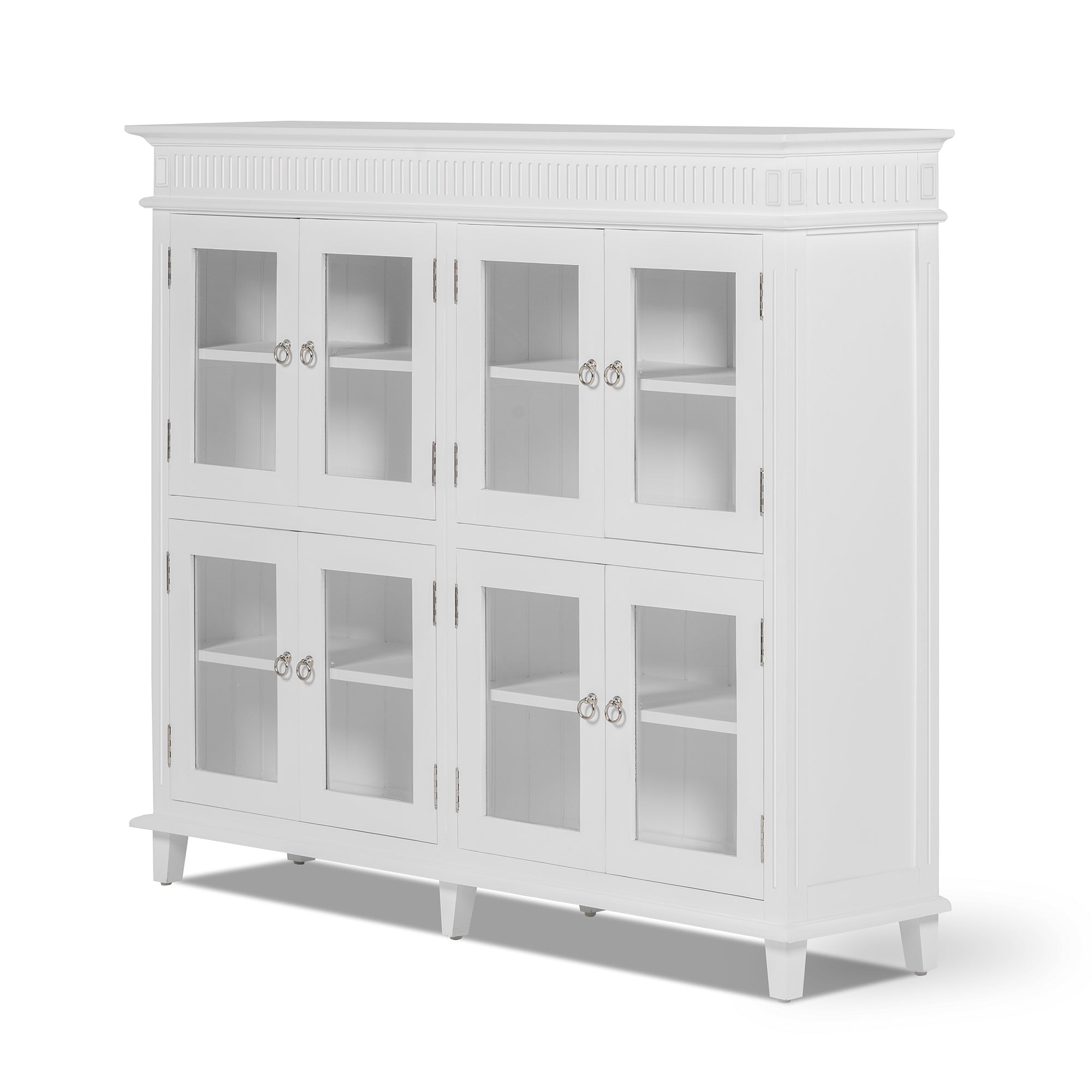 Skansen Pantry Cabinet with 8 Glass Doors