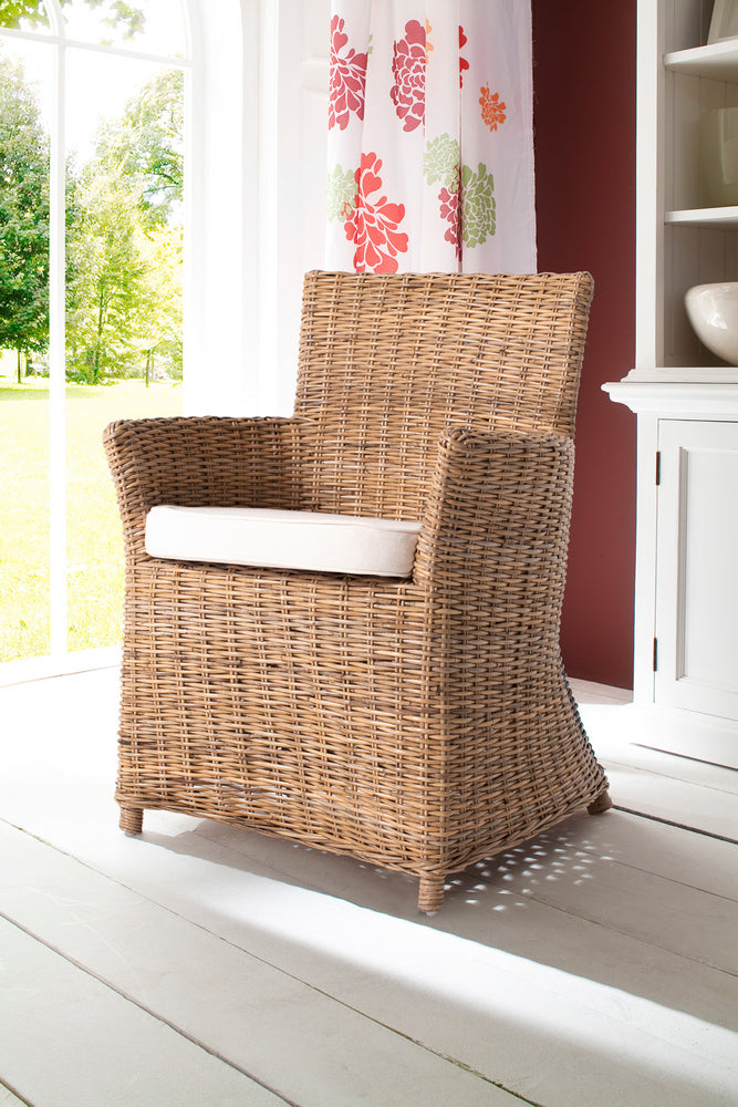 Bishop Kubu Rattan Arm Chair (Set of 2)