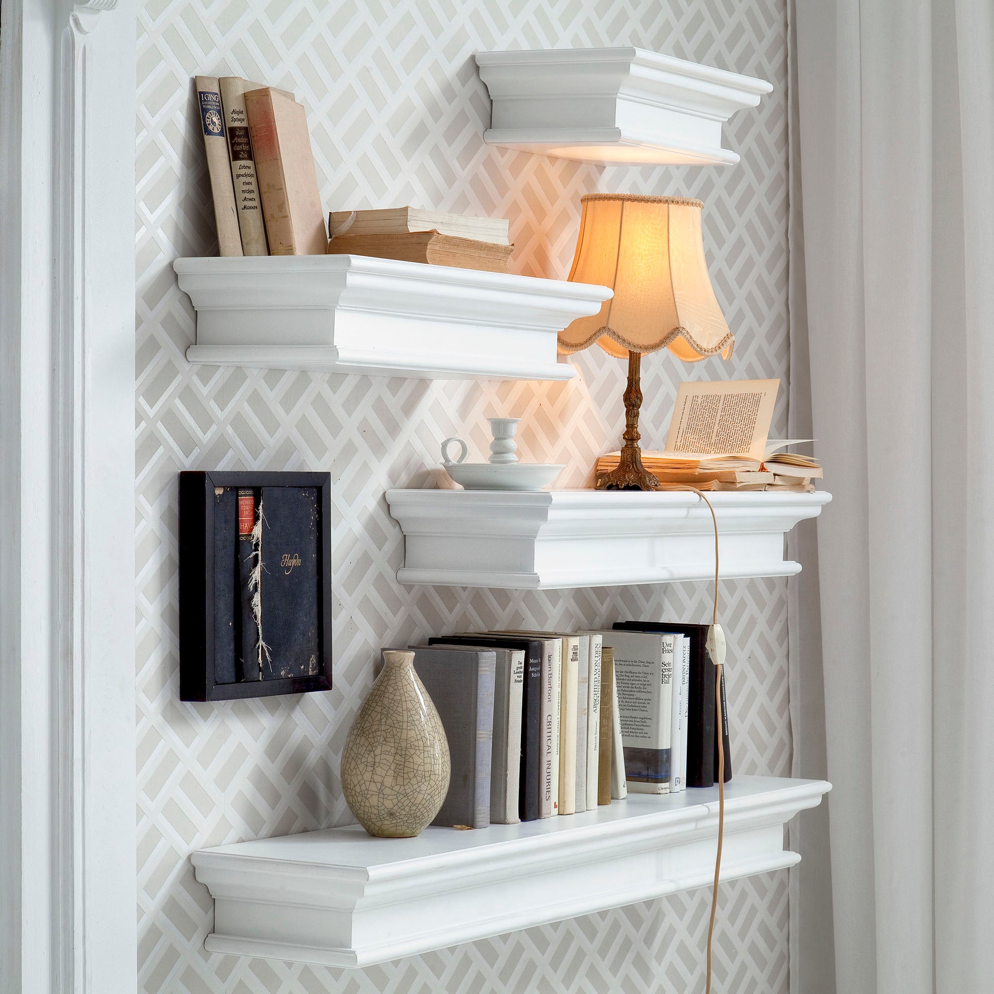 Halifax Floating Wall Shelf, Short