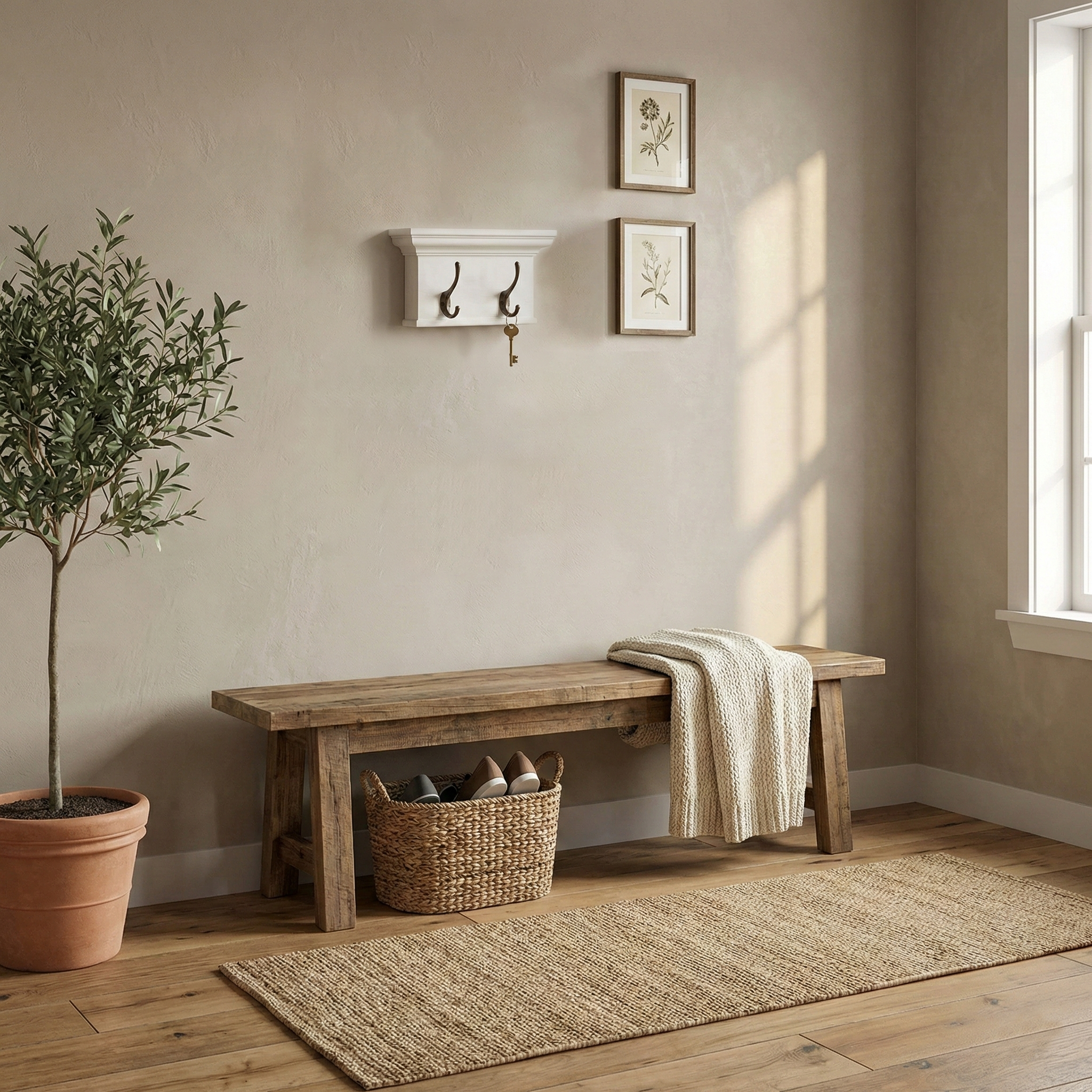 Halifax 2 Hook Coat Rack