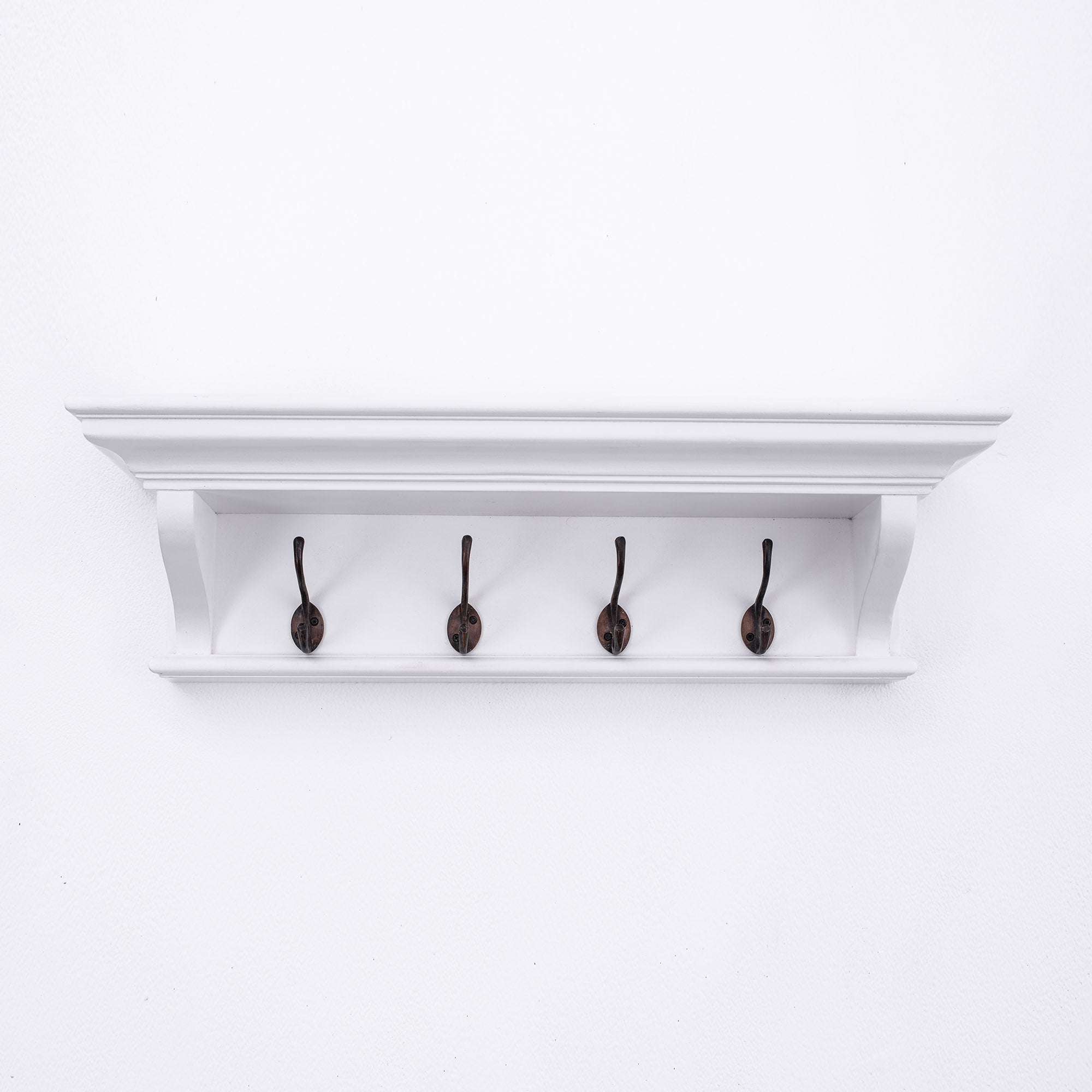 Halifax 4 Hook Coat Rack 70cm