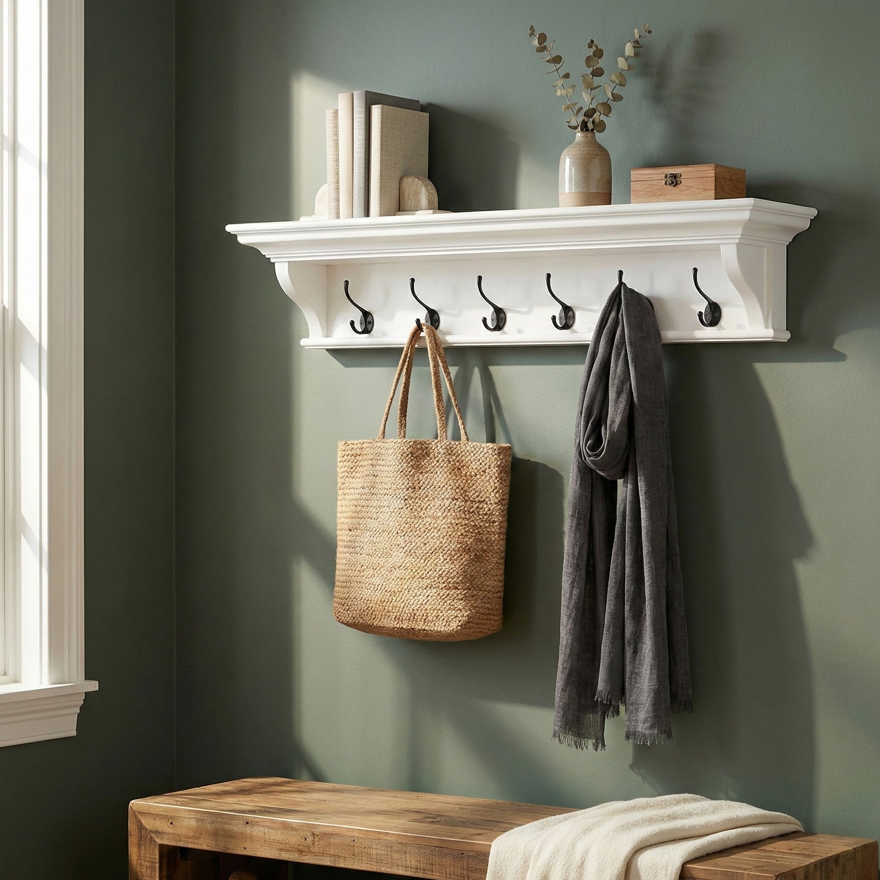 Halifax 6 Hook Coat Rack