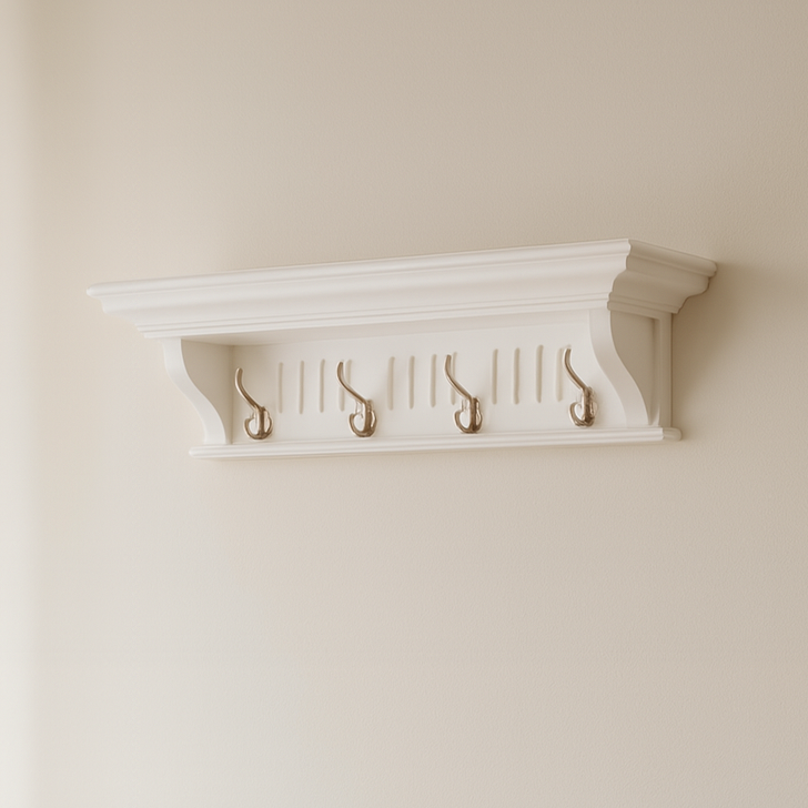 Skansen 4 Hook Coat Rack