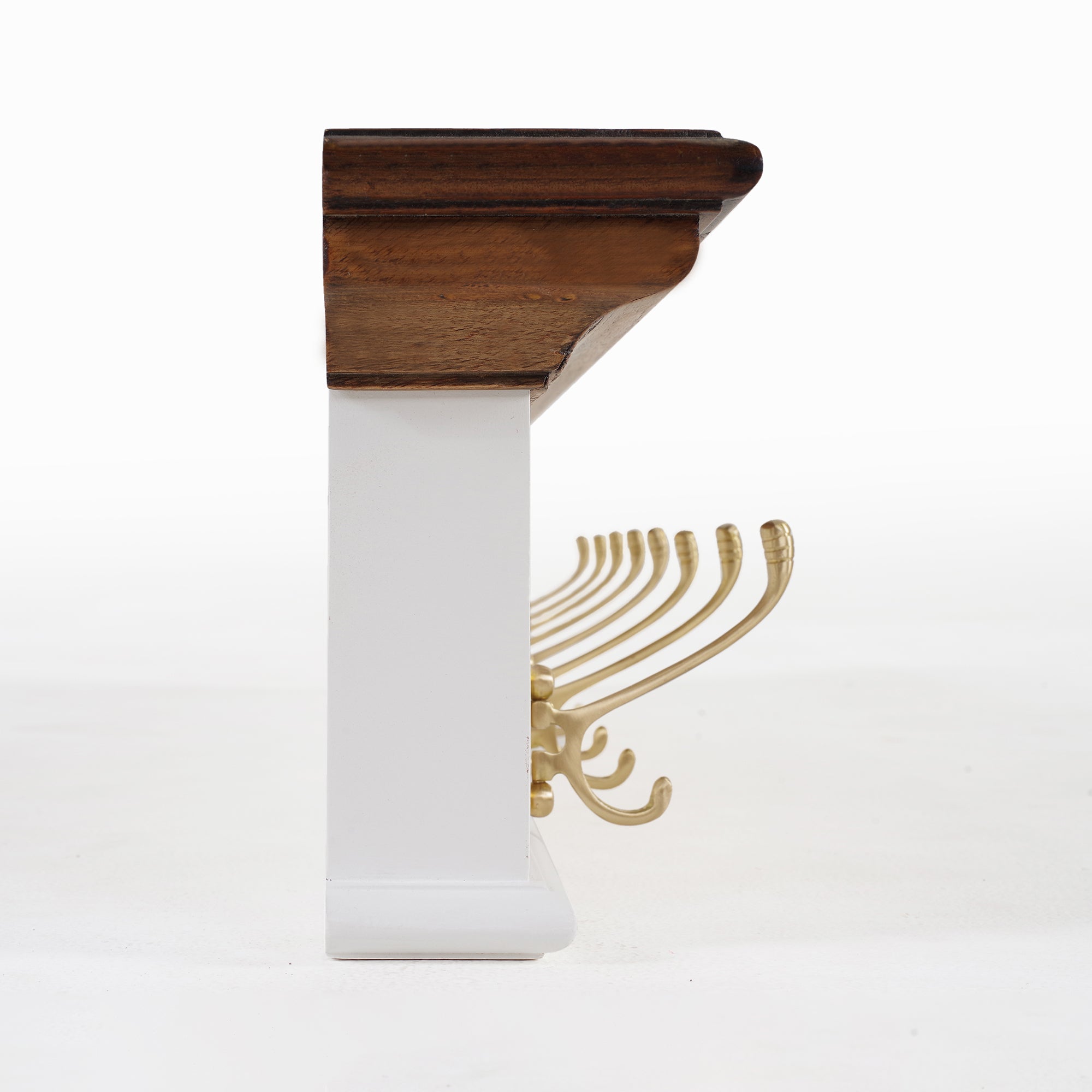 Corfu Coat Rack, Medium Brown