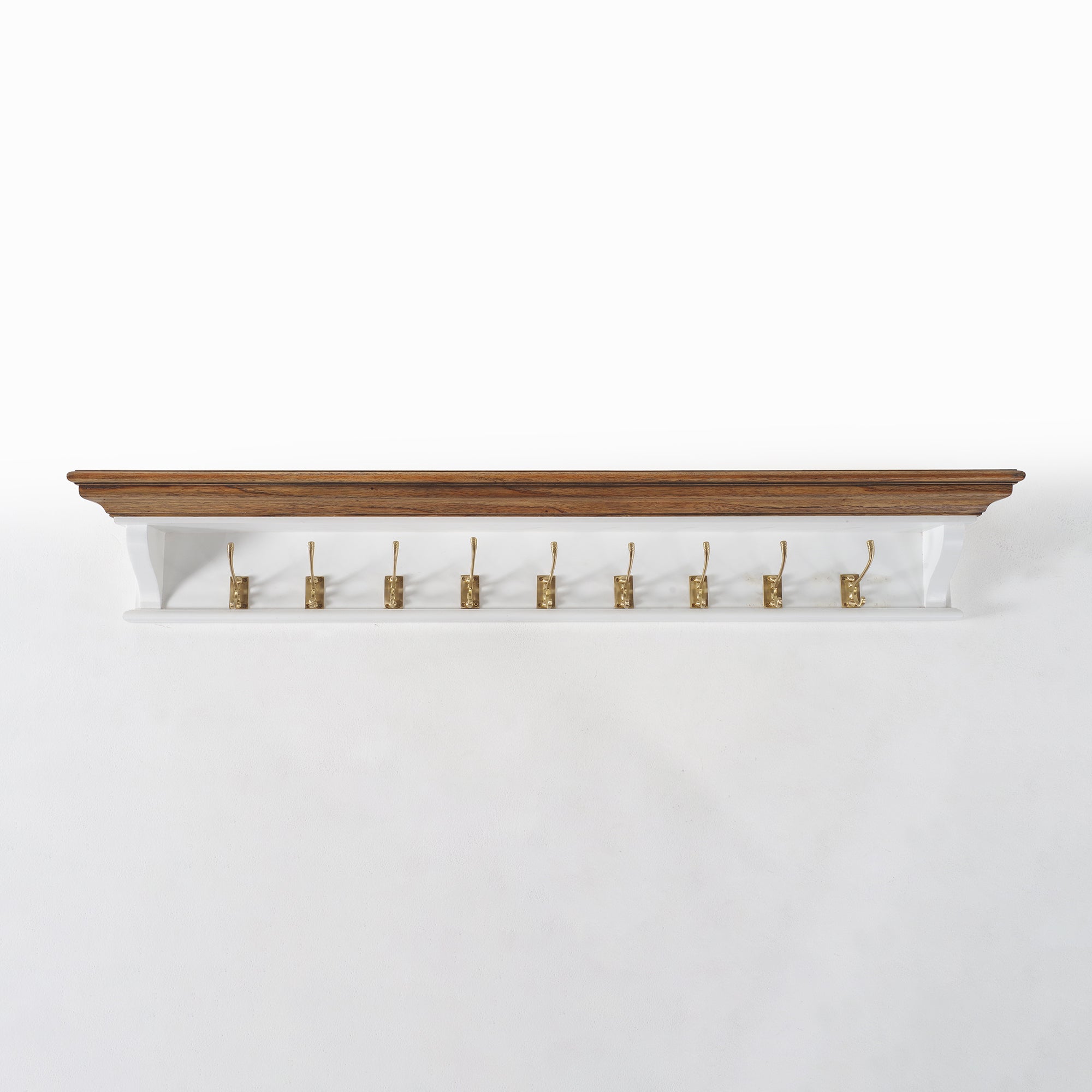 Corfu Provincial Coat Rack, Medium Brown