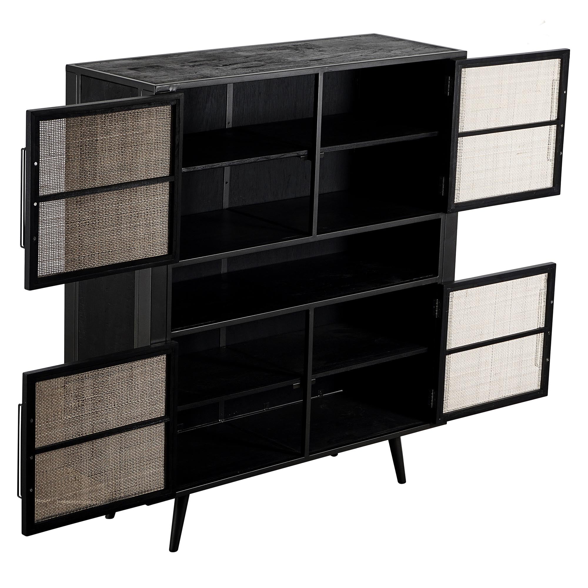 Nordic Mindi Rattan Buffet 4 Doors