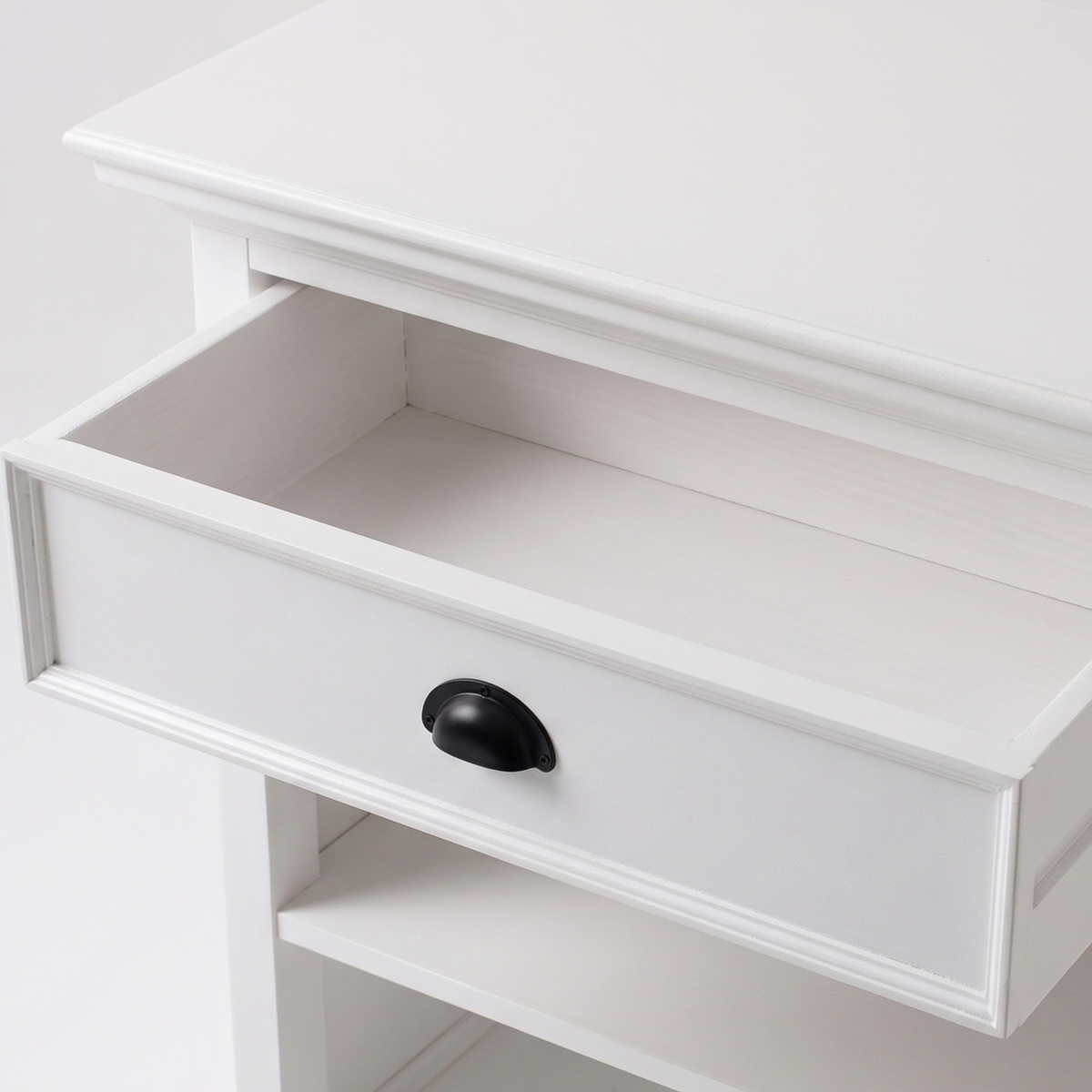 Halifax Grand Bedside Table with Shelves