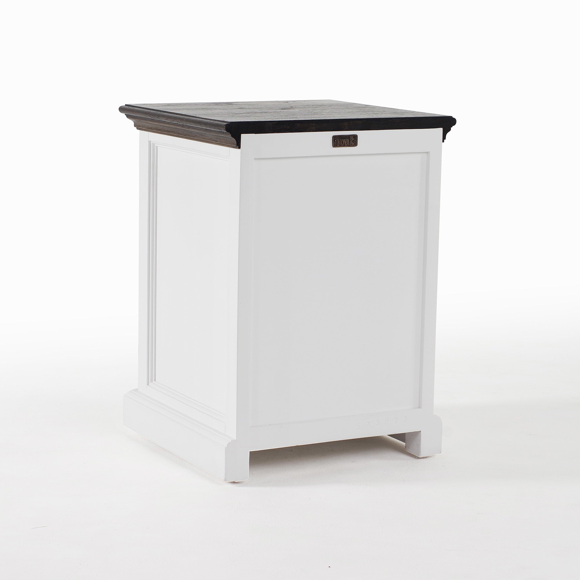 Corfu Bedside Table with Shelves