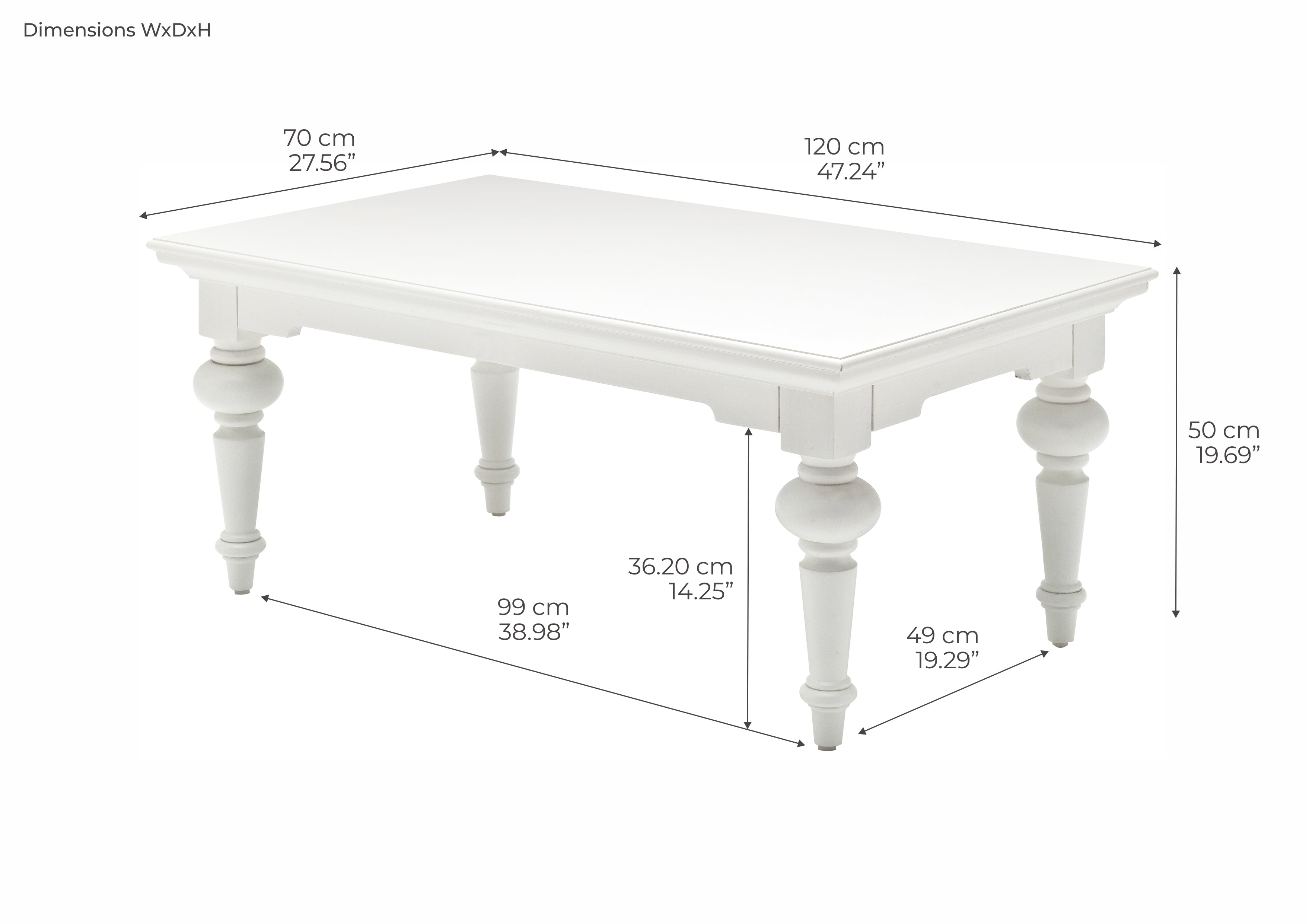 Provence Rectangular Coffee Table