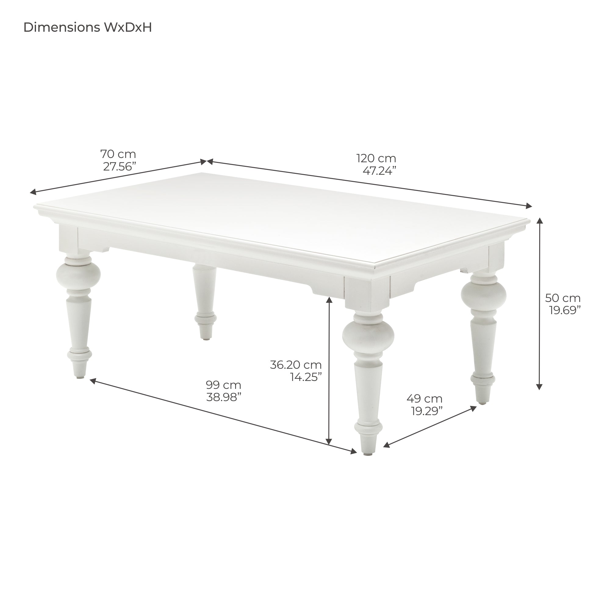 Provence Rectangular Coffee Table