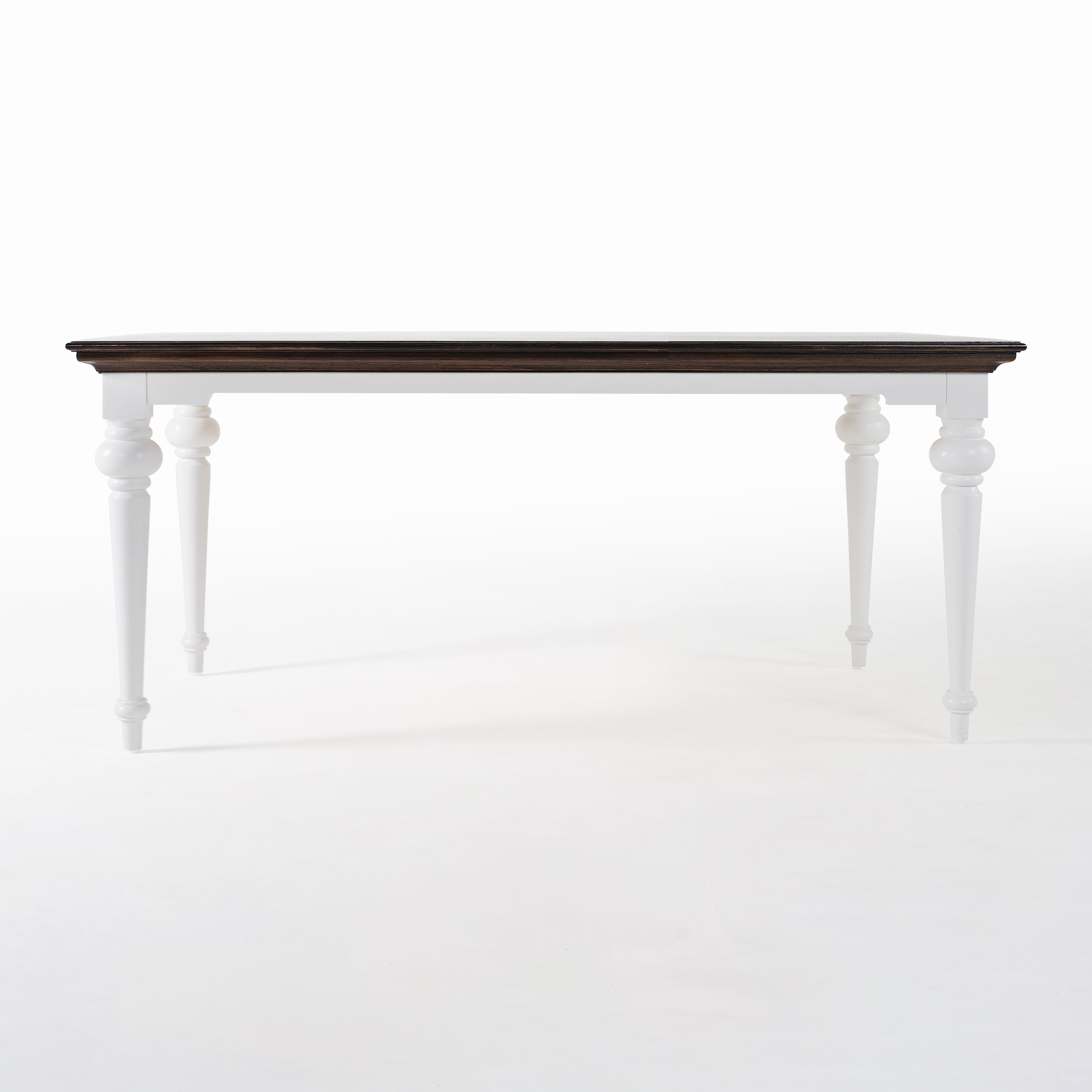 Corfu Provincial Dining Table, Dark Brown