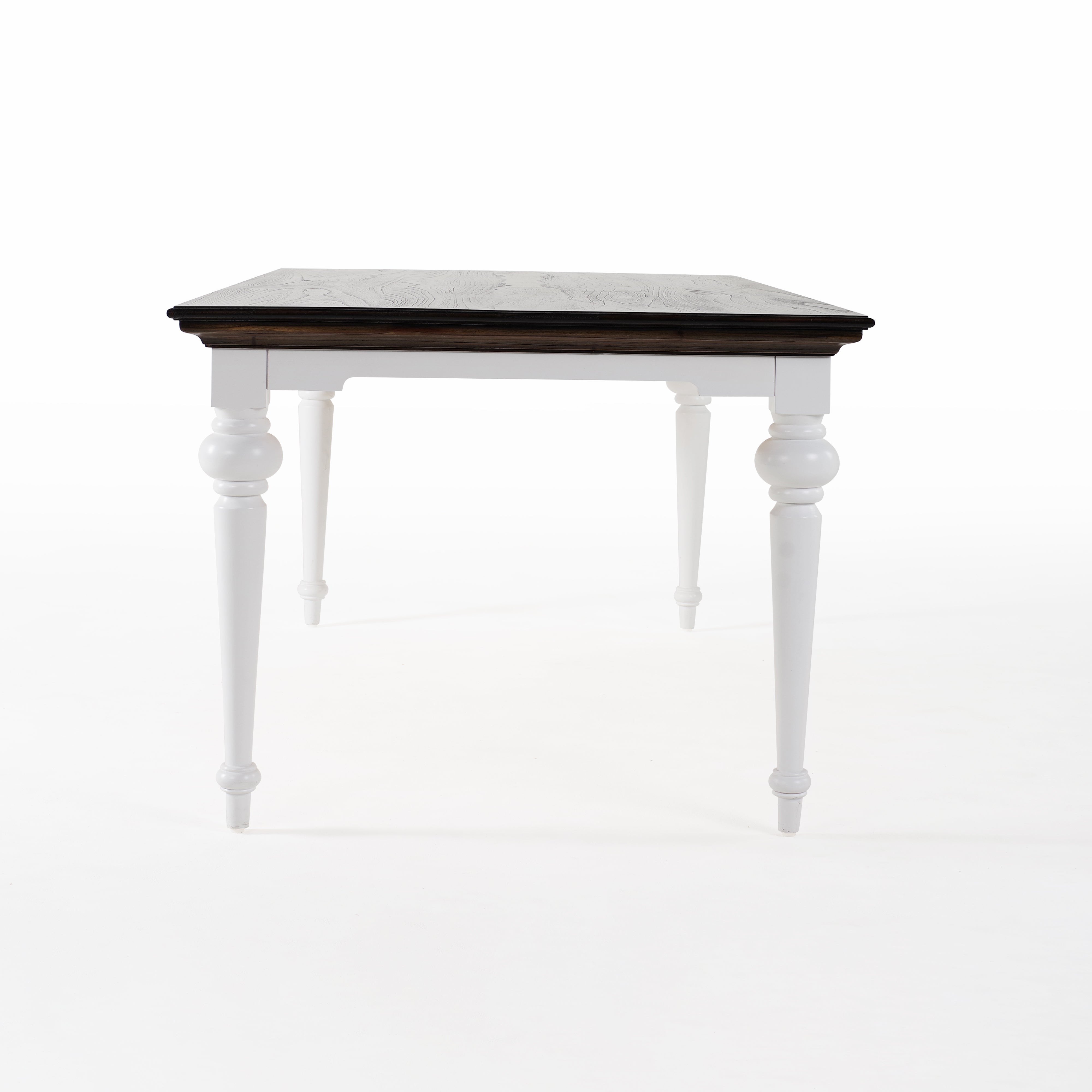 Corfu Provincial Dining Table, Dark Brown