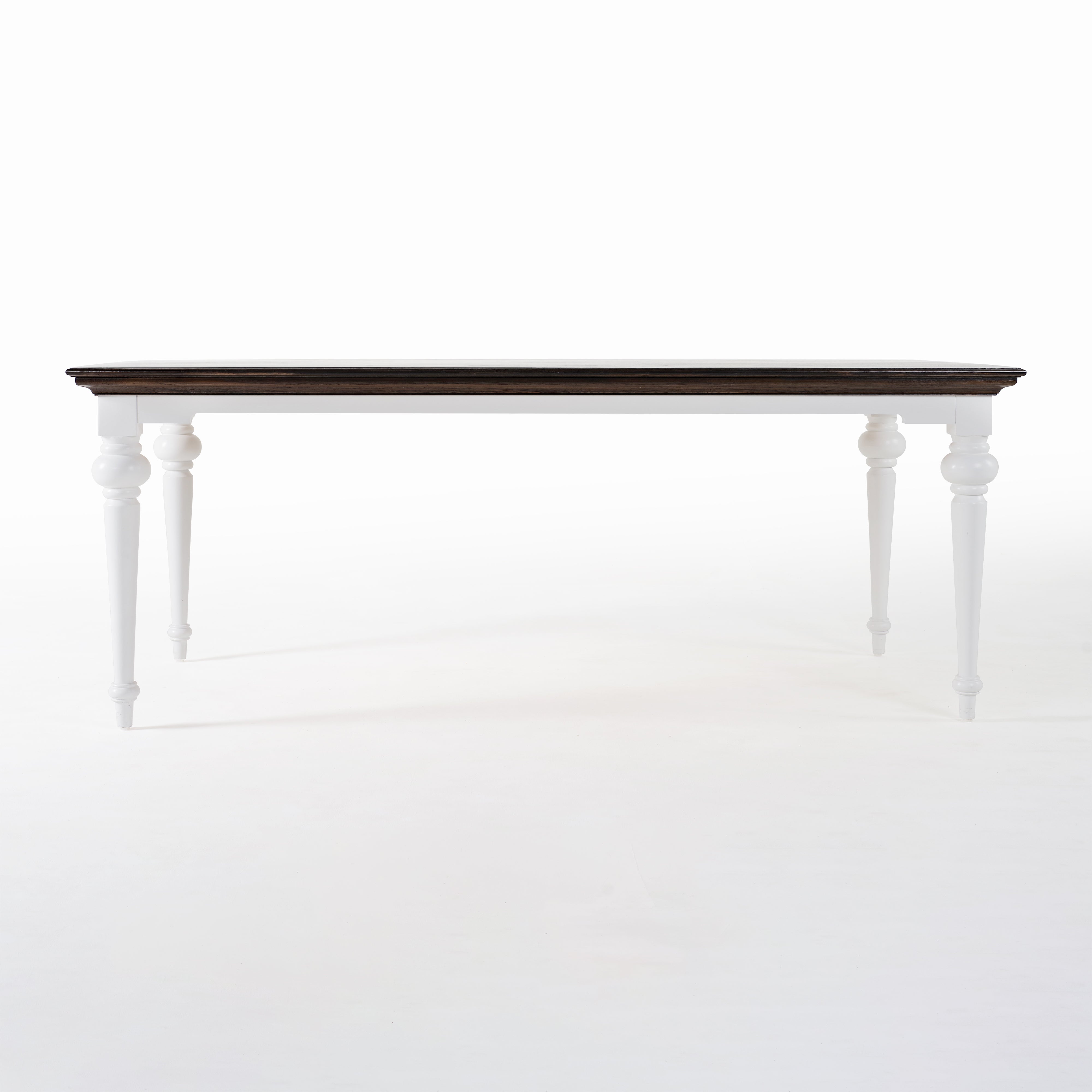 Corfu Provincial Dining Table, Dark Brown