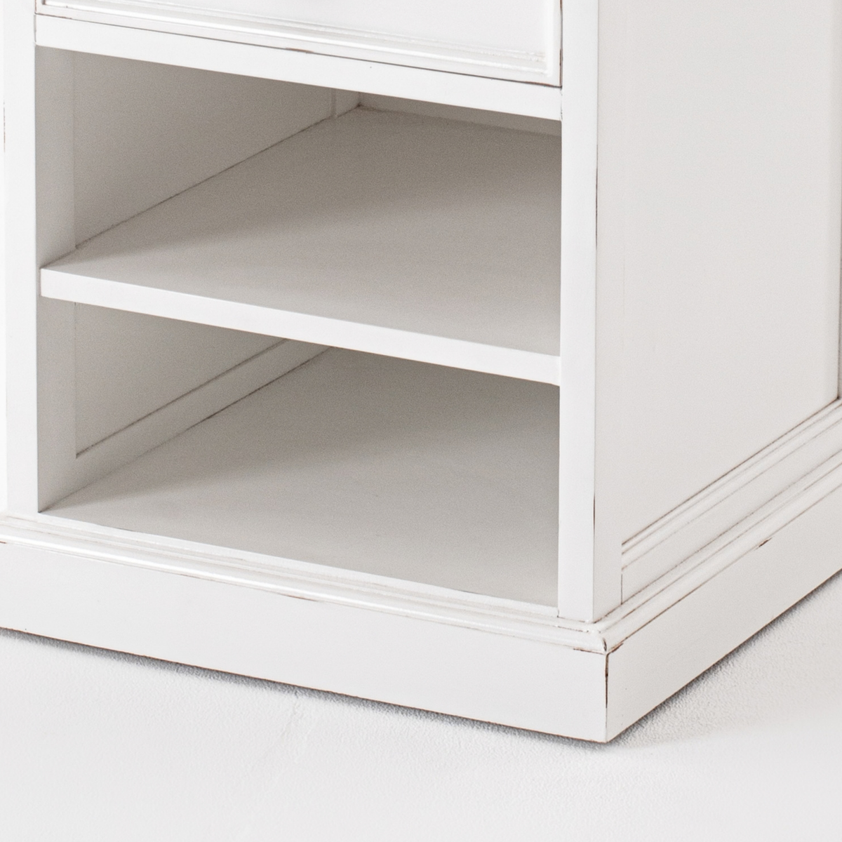 Halifax Accent Bedside Table with Shelves