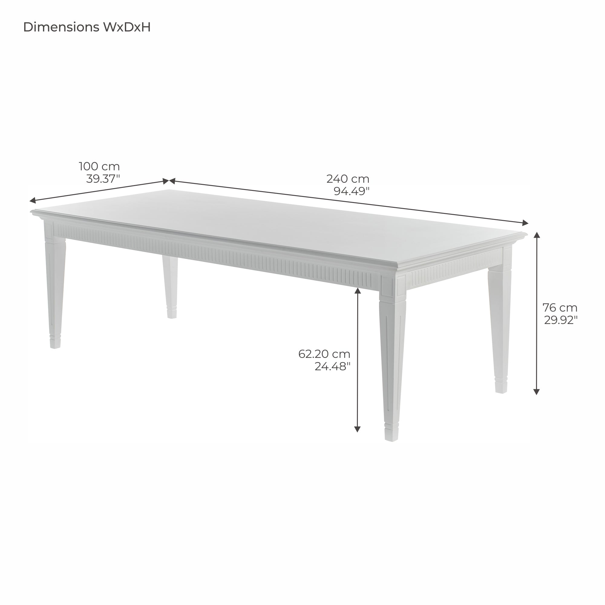 Skansen Dining Table 94"
