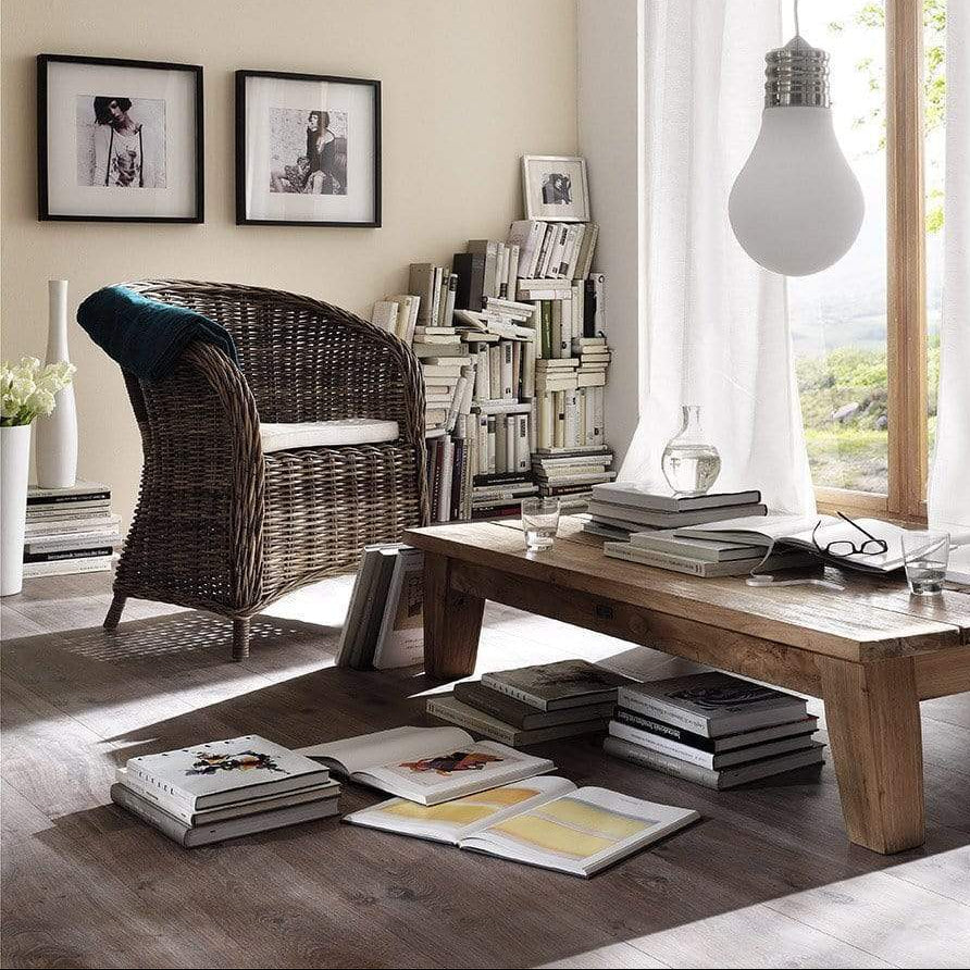 Bonsun Kubu Rattan Arm Chair (Set of 2)-Chair-Novasolo-I Wanna Go Home