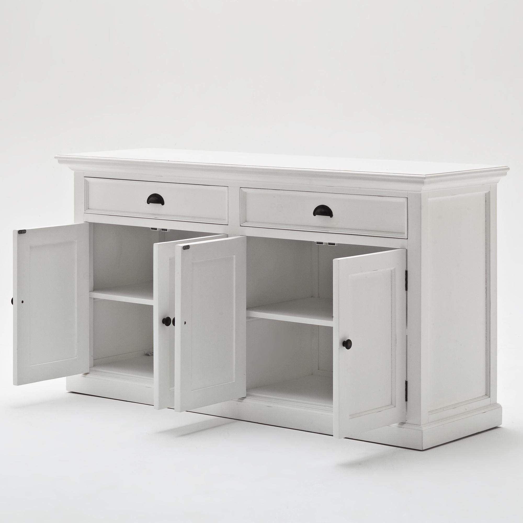 Halifax Buffet & Hutch - White-Hutch Cabinet-Novasolo-I Wanna Go Home