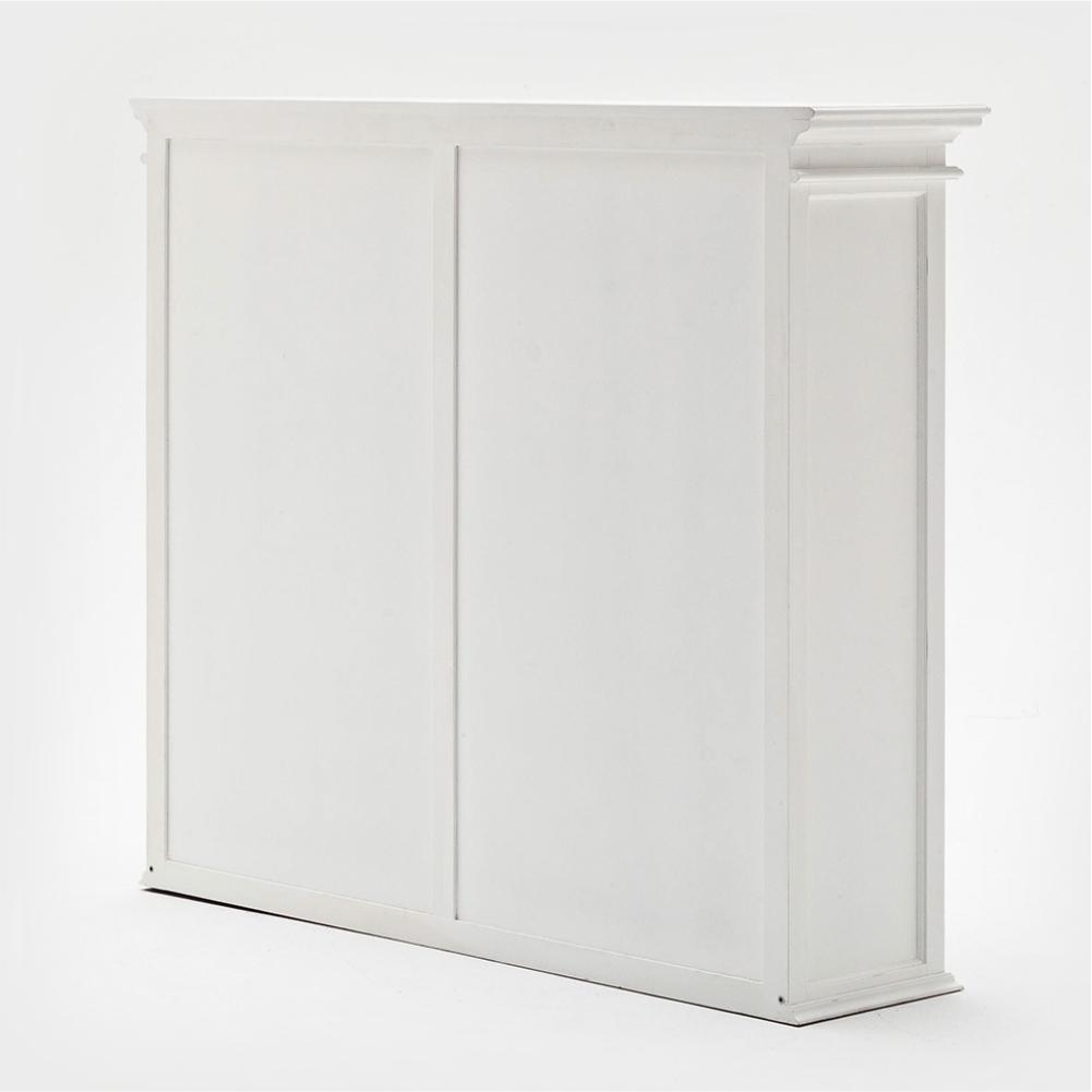 Halifax Buffet & Open Shelf Hutch - White-Hutch Cabinet-Novasolo-I Wanna Go Home