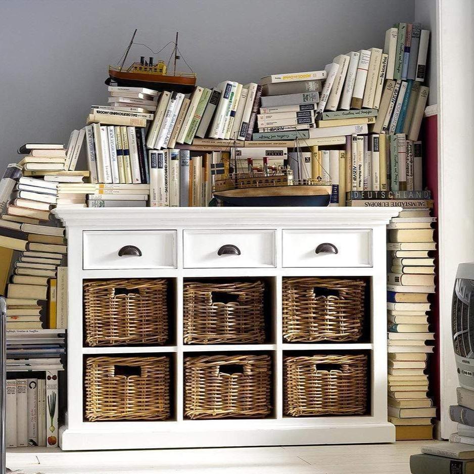 Halifax Buffet / Sideboard - White-Buffet-Novasolo-I Wanna Go Home