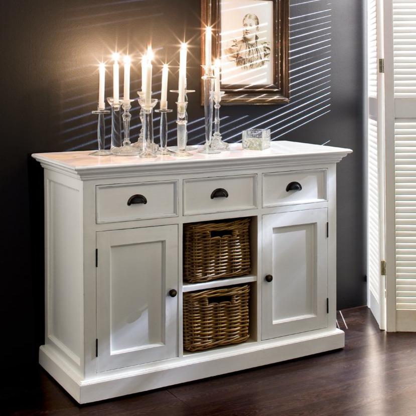 Halifax Buffet / Sideboard - White-Buffet-Novasolo-I Wanna Go Home