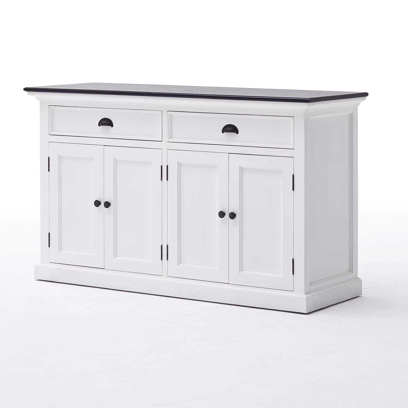 Halifax Contrast Buffet - White with Black Top-Buffet-by NovaSolo-I Wanna Go Home