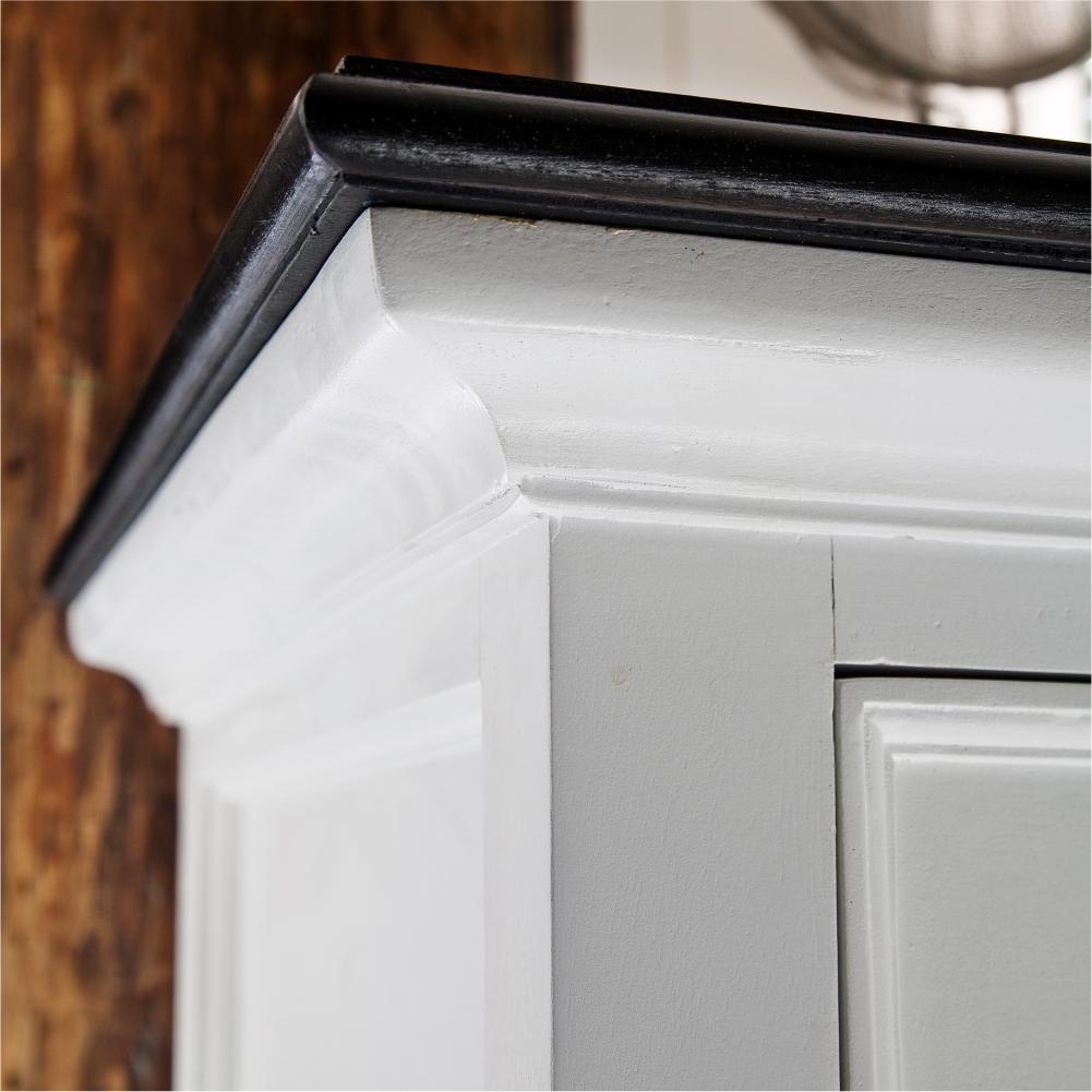 Halifax Contrast Buffet - White with Black Top-Buffet-by NovaSolo-I Wanna Go Home