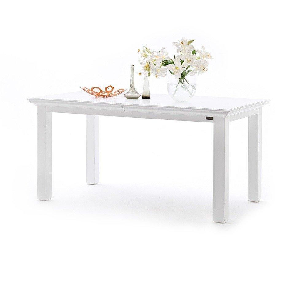 Halifax Extension Dining Table 160cm - White-Dining Table-Novasolo-I Wanna Go Home