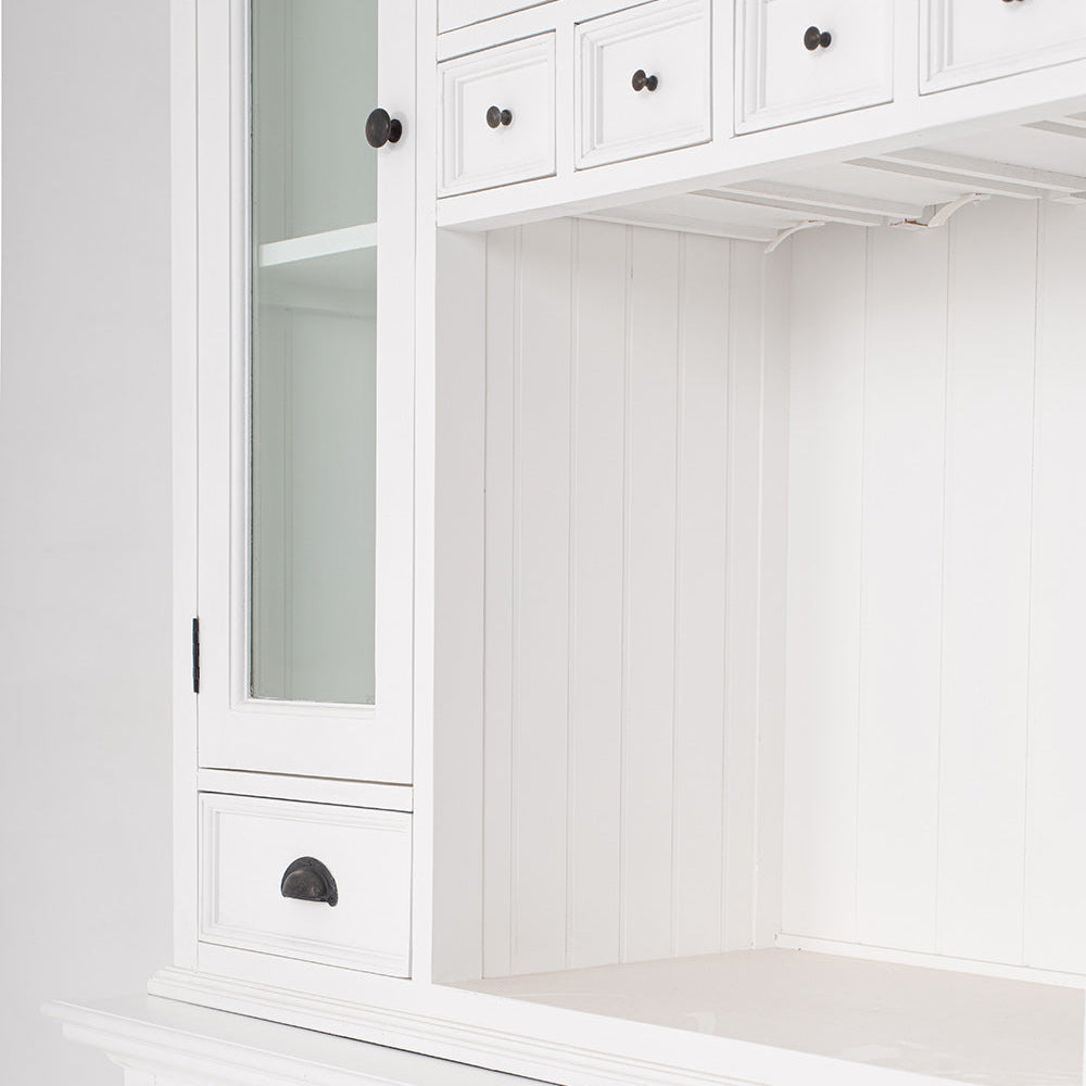 Halifax Glass Door Dining Hutch Unit