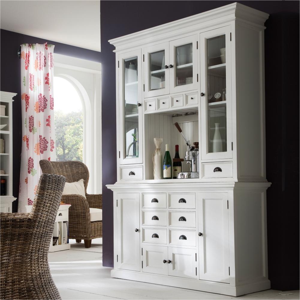 Halifax Kitchen Buffet & Hutch - White