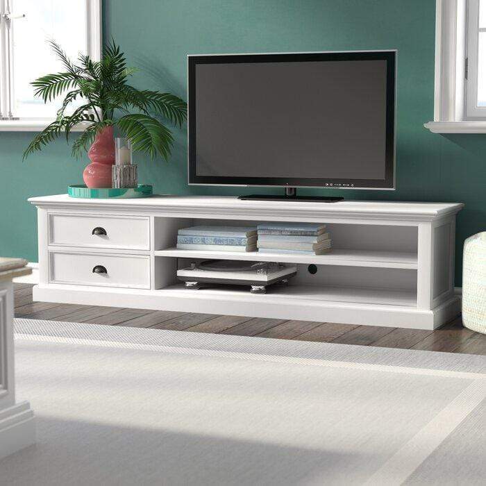 Halifax Lowline ETU 180cm - White-TV Stand-by NovaSolo-I Wanna Go Home
