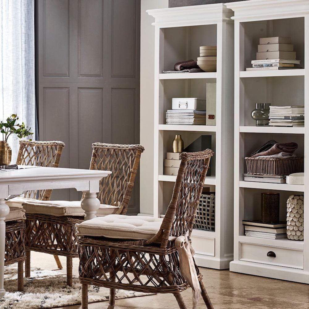 Halifax Medium Bookcase - White-Bookcase-by NovaSolo-I Wanna Go Home