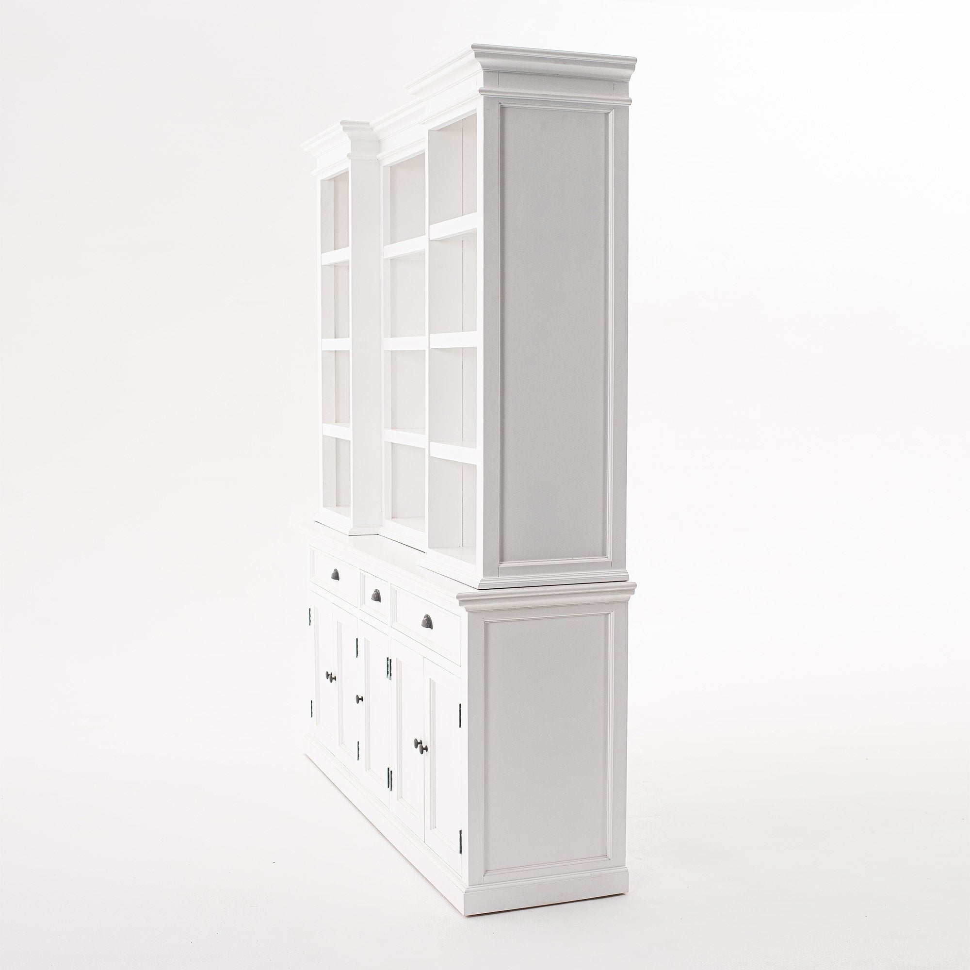 Kitchen Hutch Cabinet with 5 Doors 3 Drawers-Hutch Cabinet-Novasolo-I Wanna Go Home