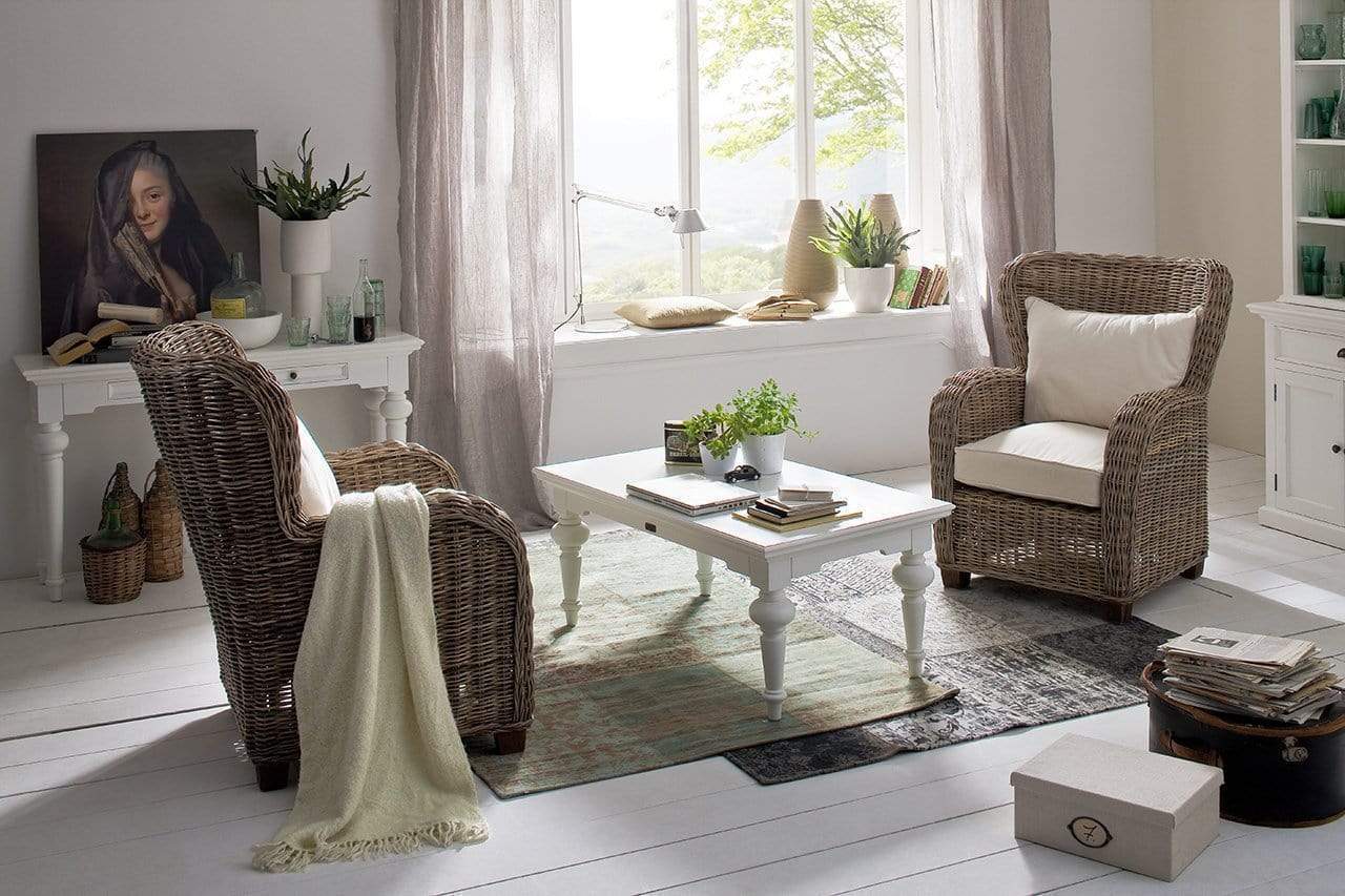 Queen Kubu Rattan Arm Chair-Chair-Novasolo-I Wanna Go Home