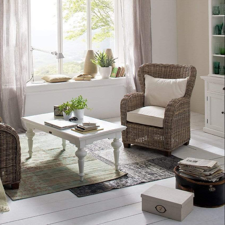 Queen Kubu Rattan Arm Chair-Chair-Novasolo-I Wanna Go Home