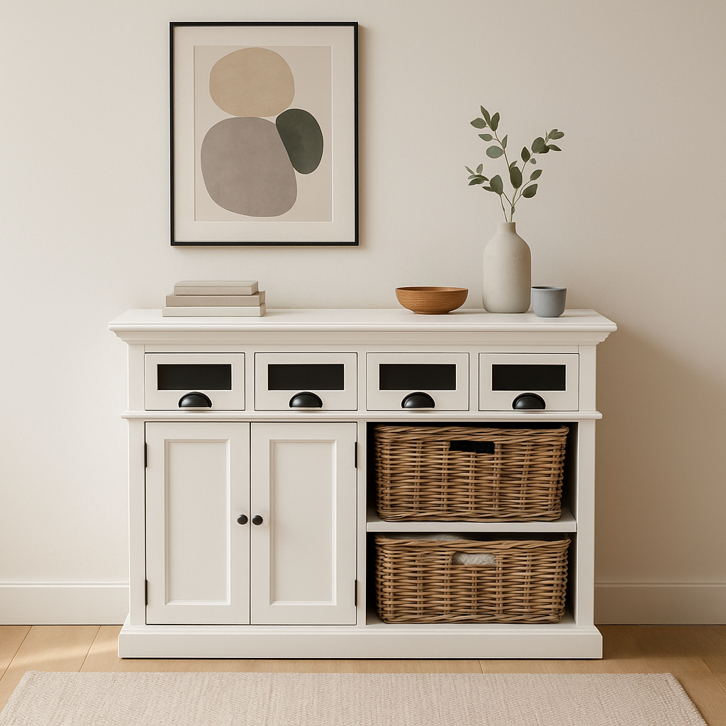 Halifax Dining Buffet with Basket Set