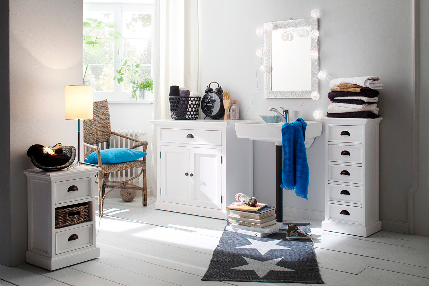 Halifax Small Buffet - White