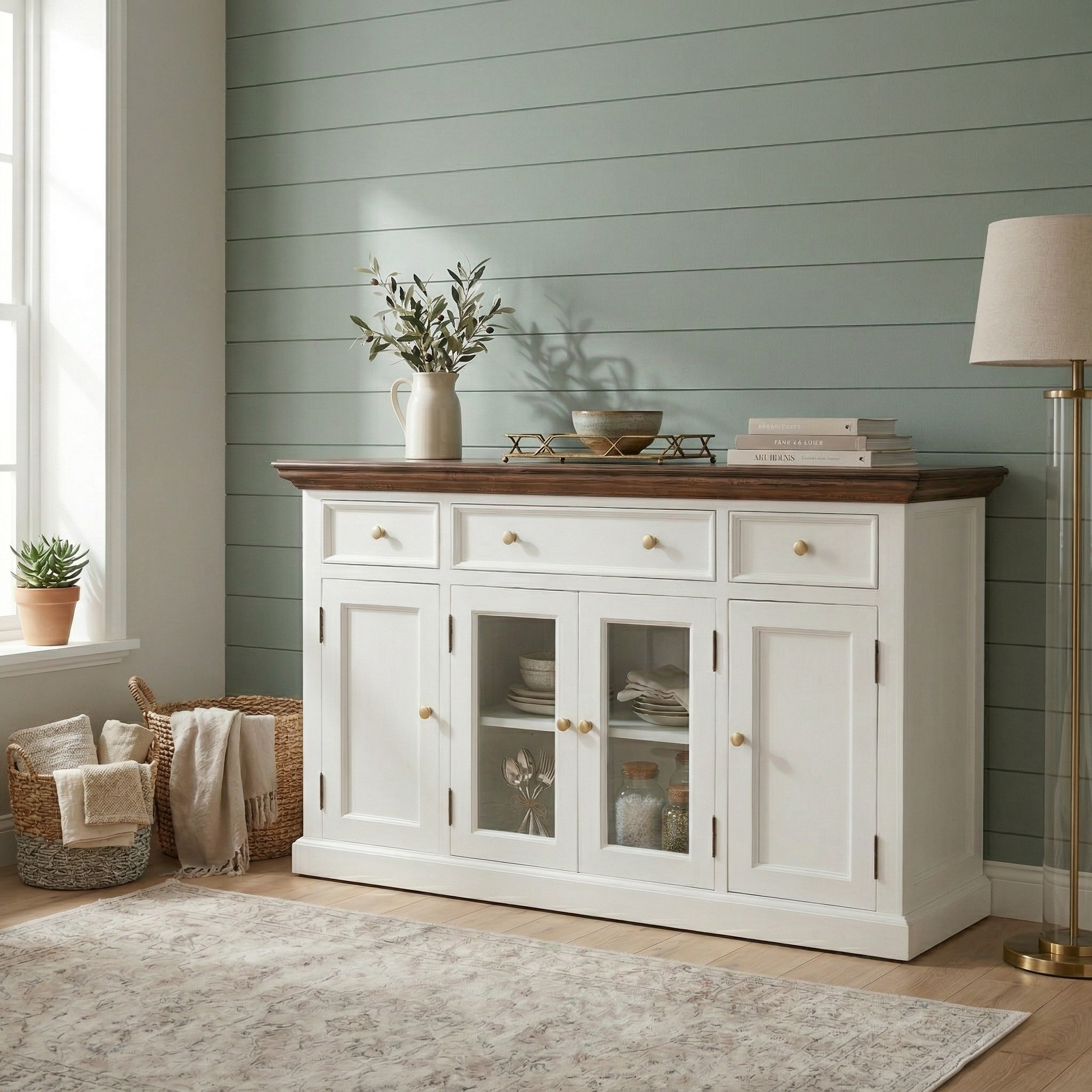 Corfu Buffet with 4 Doors 3 Drawers