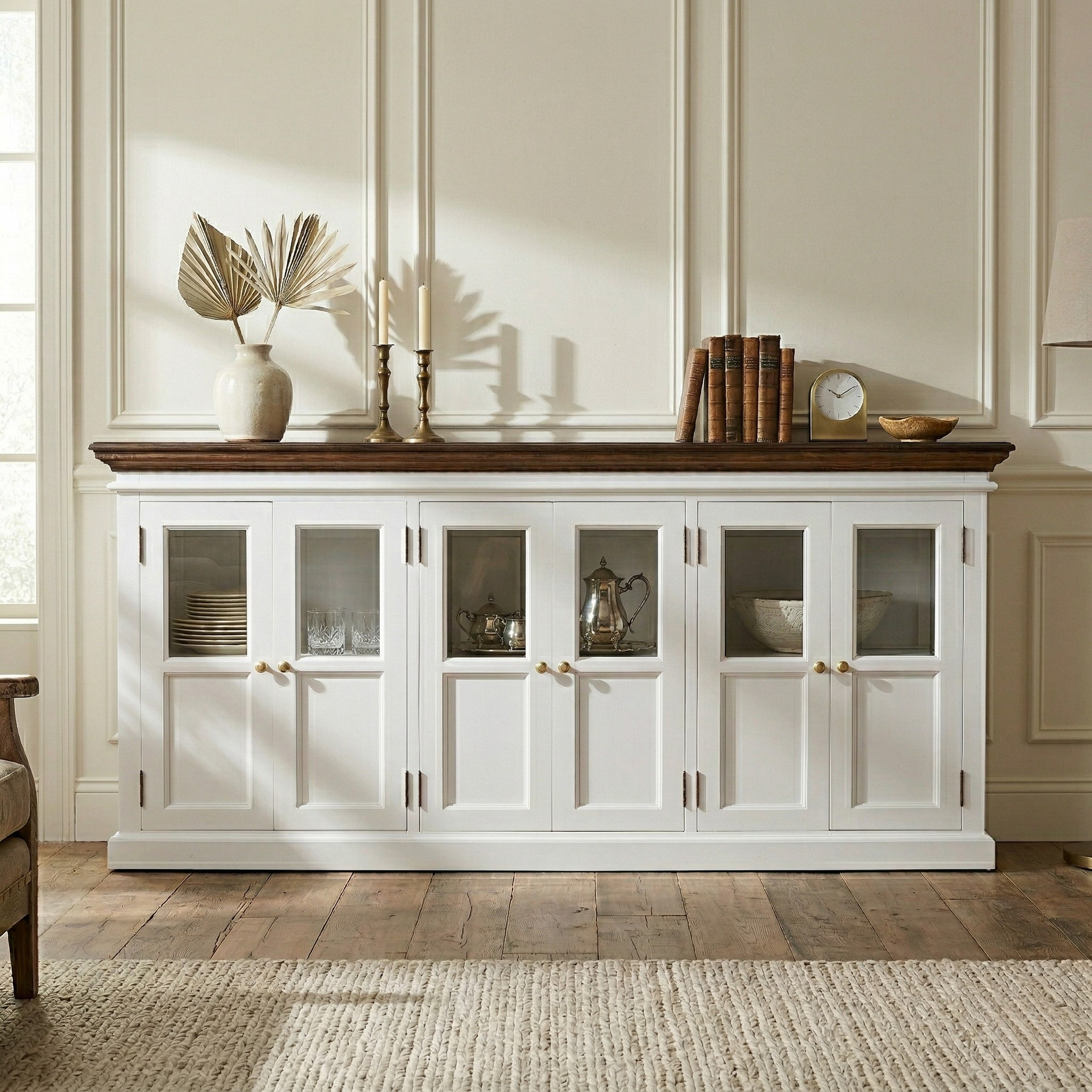 Corfu Buffet with 6 Glass Doors