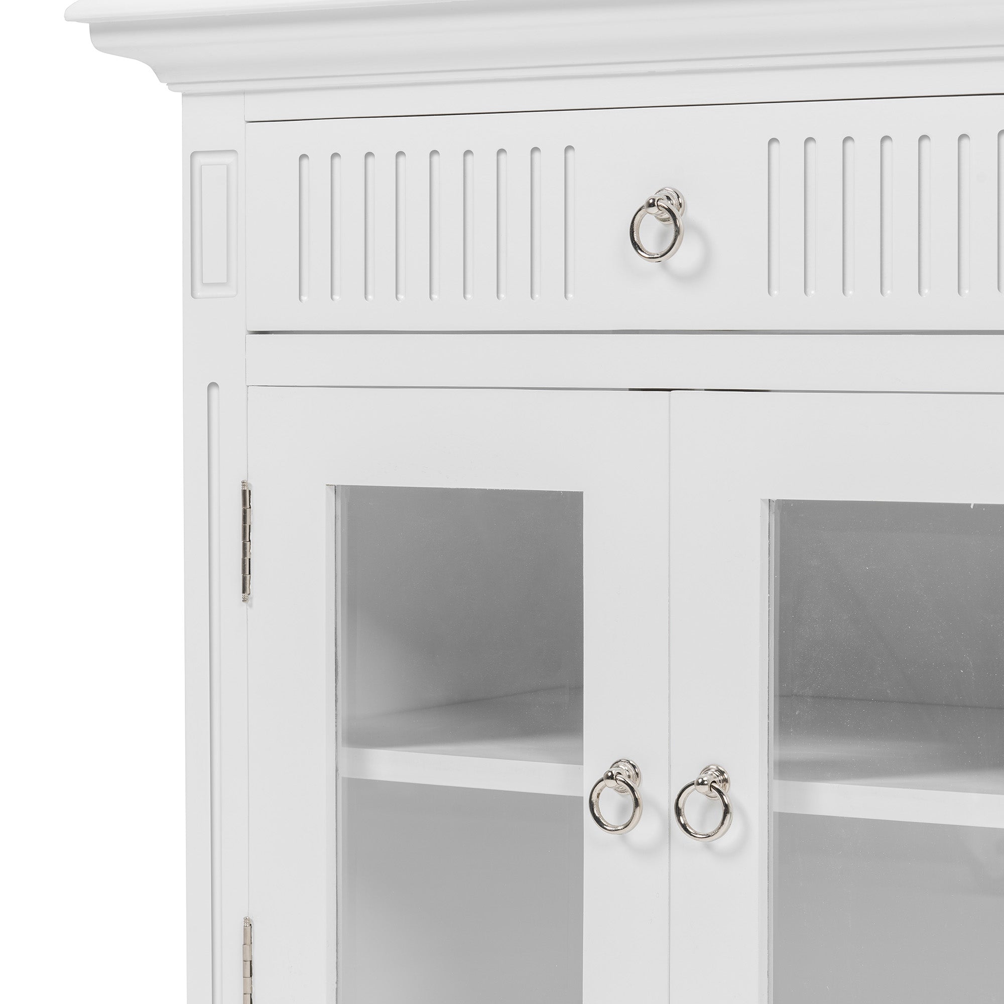 Skansen Large Buffet with 5 Glass Doors and 3 Drawers 71''