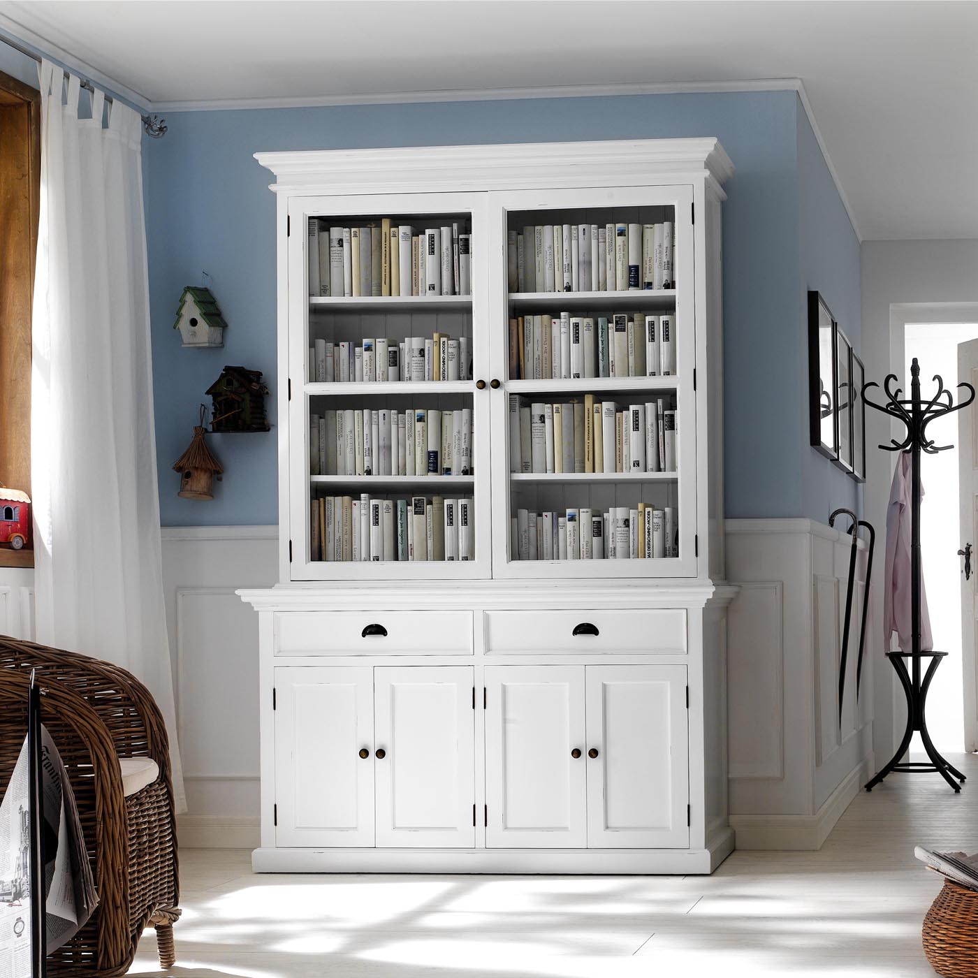 Halifax Glass-Display Hutch Unit