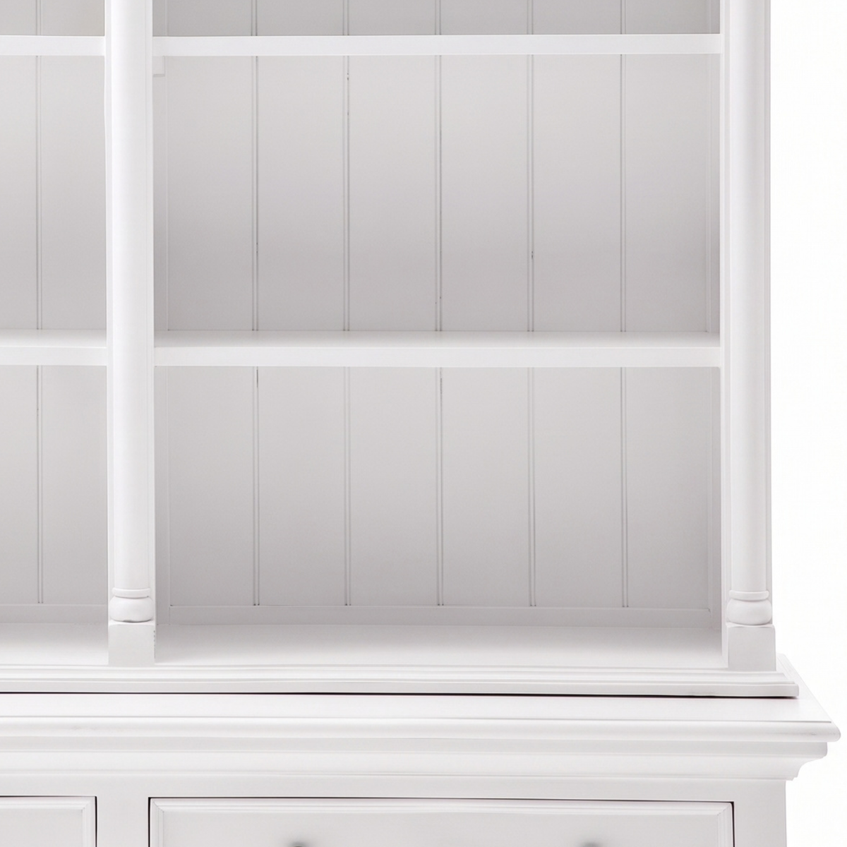 Provence Hutch Cabinet with 8 Shelves 57''