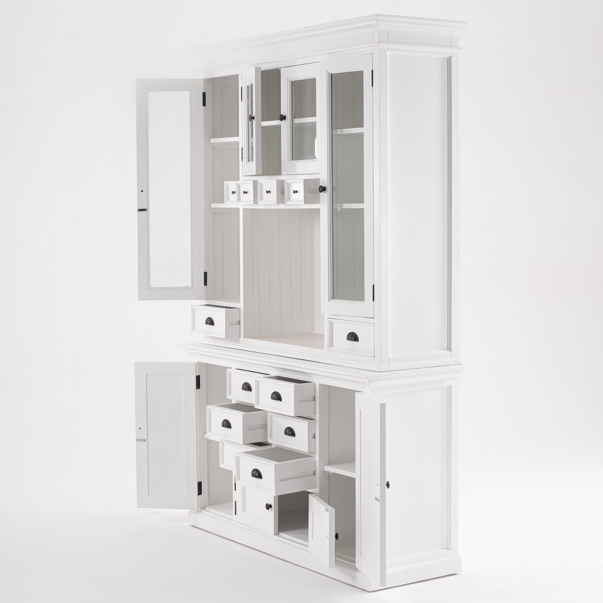 Halifax Glass Door Dining Hutch Unit