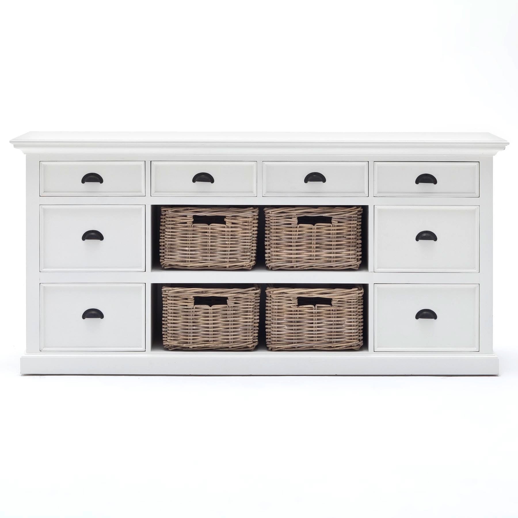 Halifax Library Hutch with Basket Set