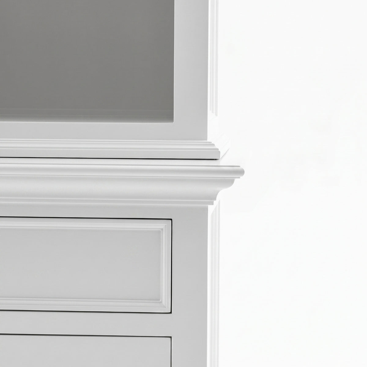 Halifax Buffet Hutch Unit with 8 Shelves 57''