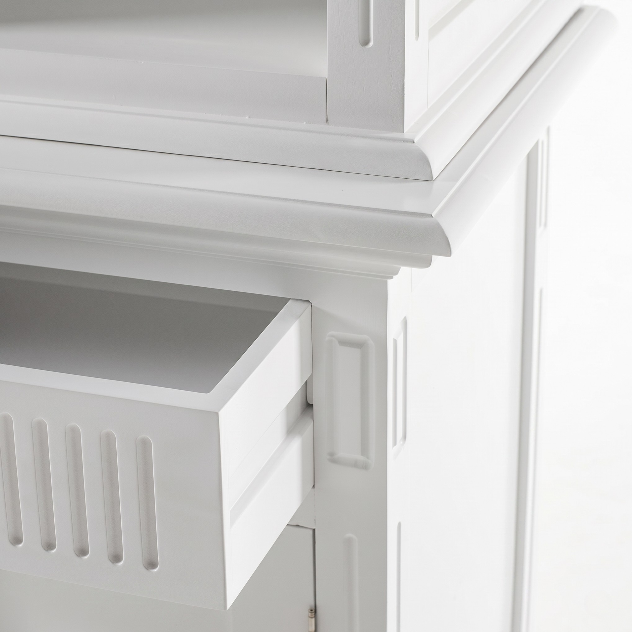 Skansen Hutch Cabinet with 5 Doors 3 Drawers 71''