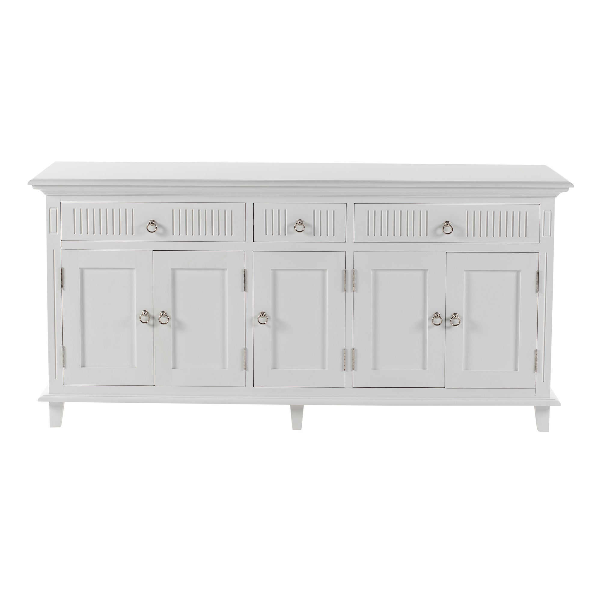 Skansen Kitchen Hutch Cabinet with 5 Doors 3 Drawers - BOTTOM
