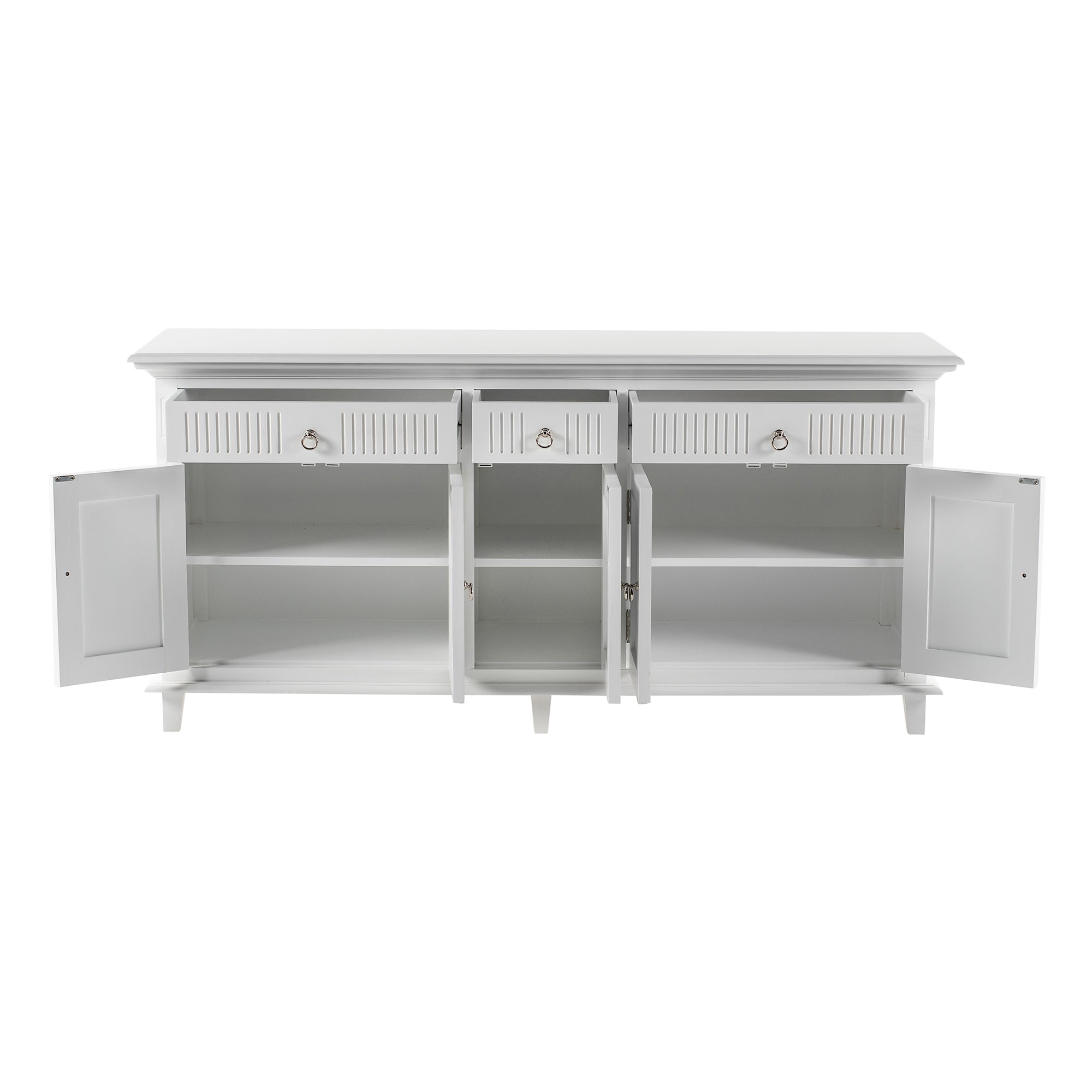 Skansen Kitchen Hutch Cabinet with 5 Doors 3 Drawers - BOTTOM
