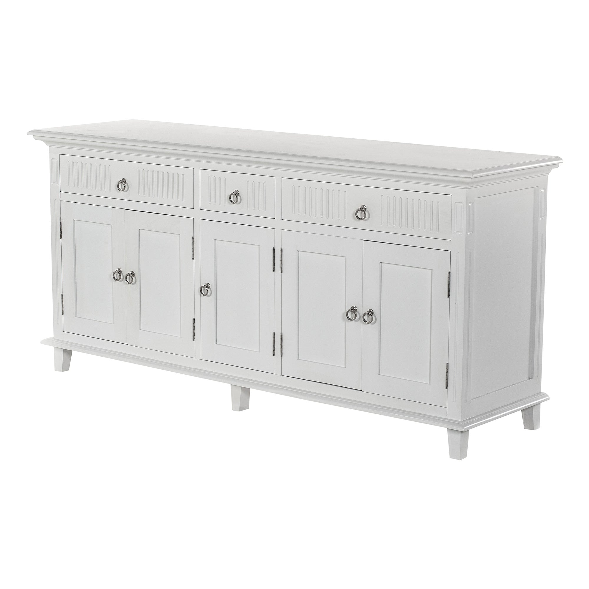 Skansen Kitchen Hutch Cabinet with 5 Doors 3 Drawers - BOTTOM
