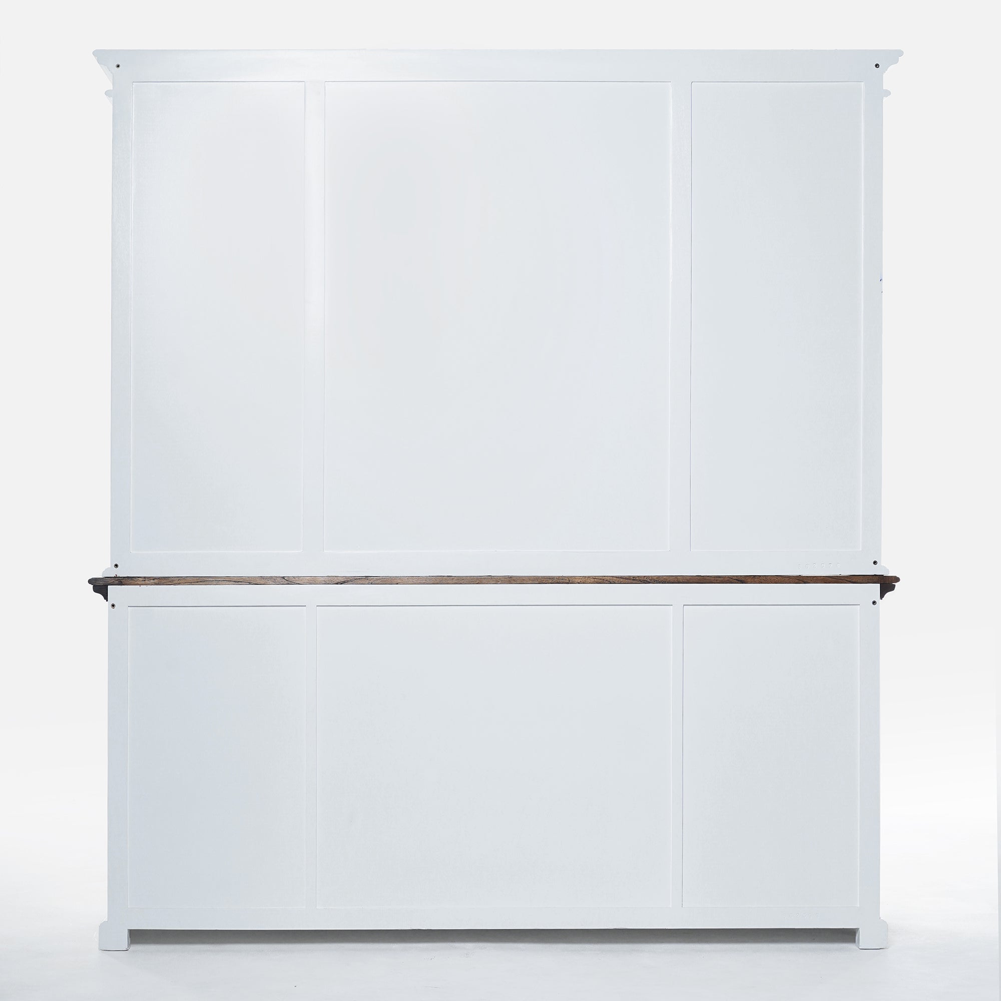 Corfu Large Hutch Bookcase Unit with 6 Glass Doors 79''